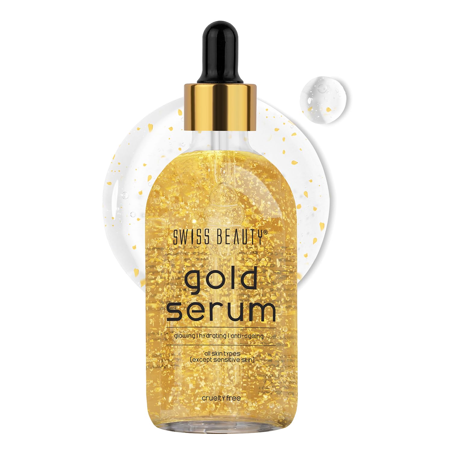 Swiss Beauty 24 K Gold Face Serum, 100ml