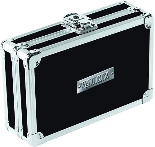 Vaultz Organizador de artículos electrónicos - 55 x 825 x 225 pulgadas con bloqueo de cable de viaje para pequeños accesorios tecnológicos y