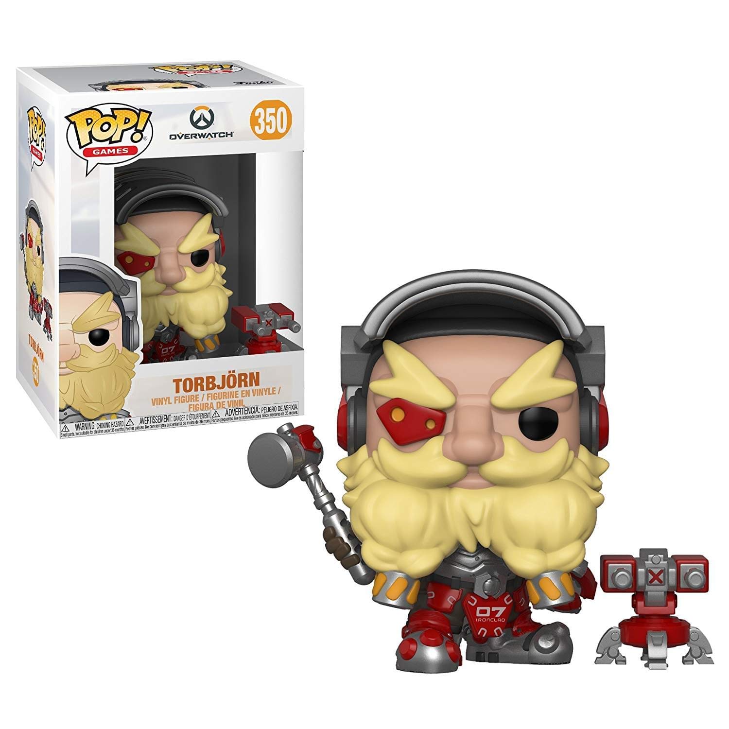 Amazon.com: Funko Pop Games: Overwatch - Torbjörn Collectible