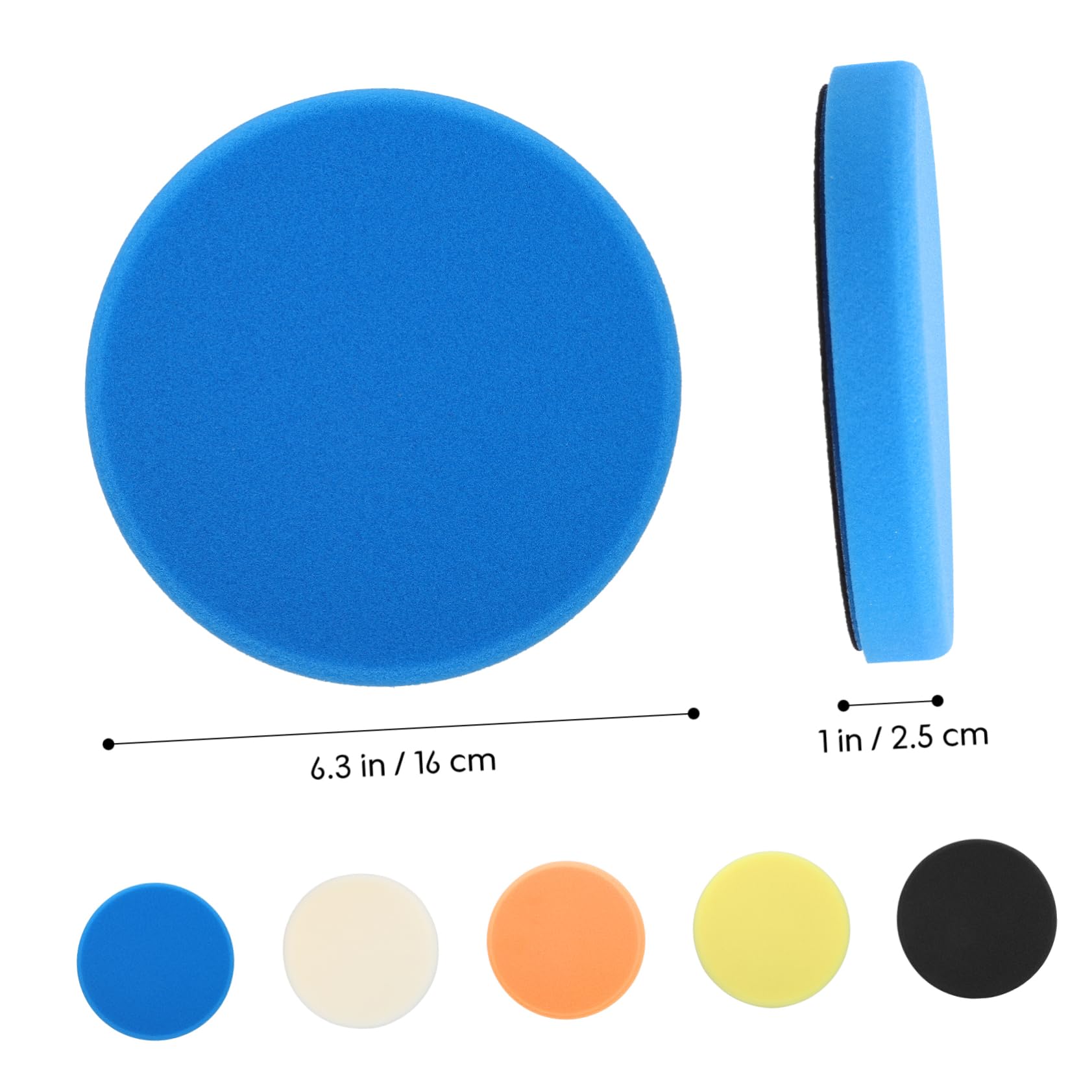 5pezzi Kit Tamponi Lucidanti in Spugna Per Auto Tampone Carrozzeria Versatile e Resistente Per Ceratura e Professionale