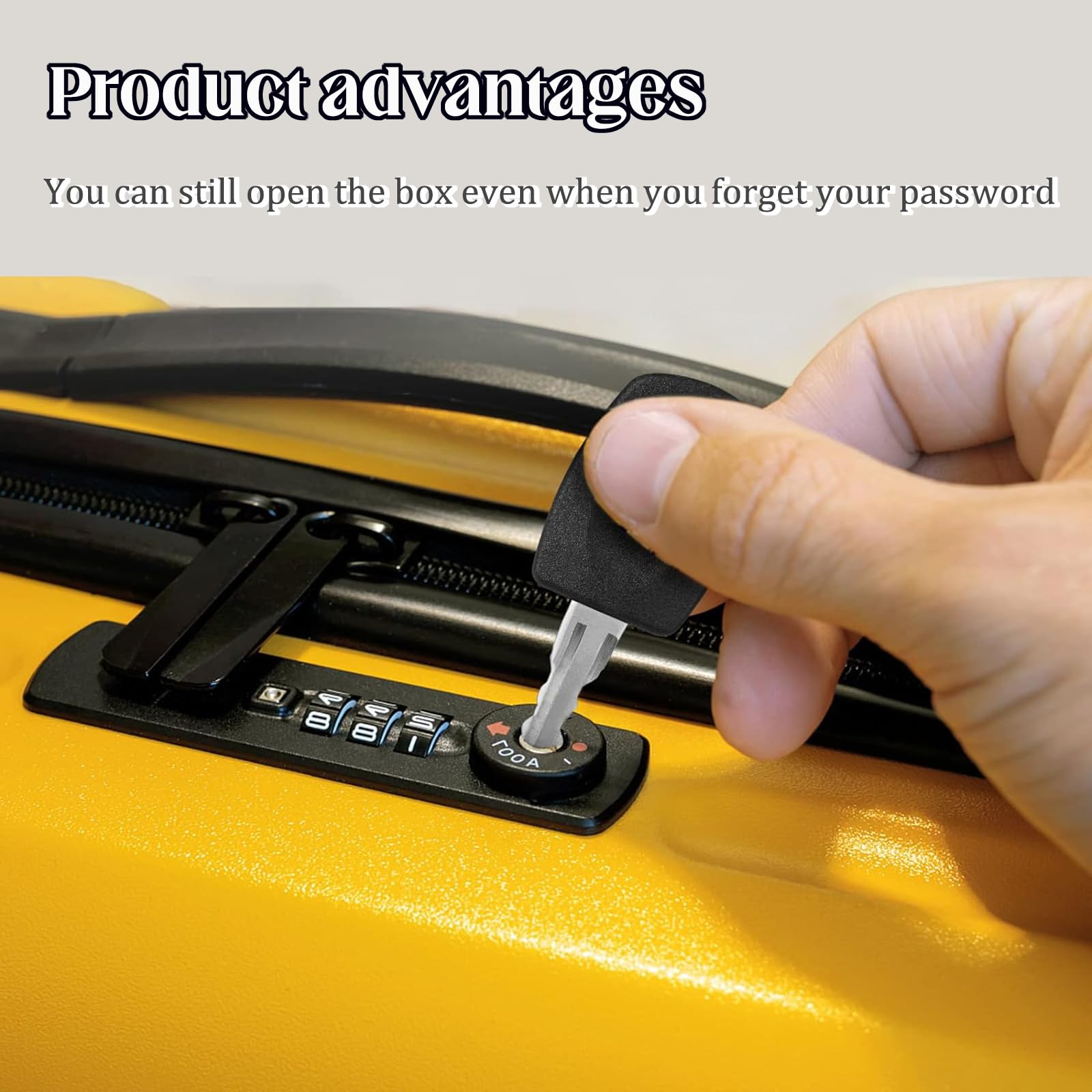 Blue Lock Lock Hardware TSA007 TSA002-Master Key Chiave