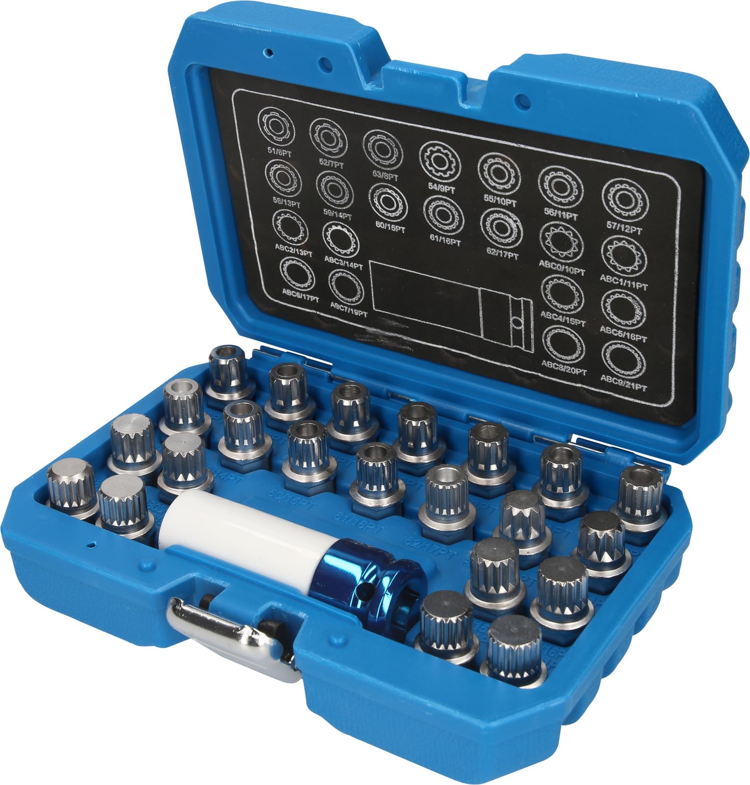 BRILLIANT TOOLS BT691260 Assortiment de systèmes antivols de roue pour VW, 23 pcs [Powered by KS TOOLS]