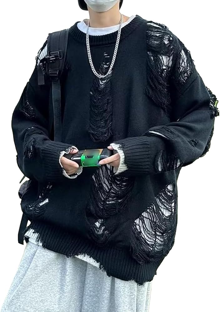 トップス Y's for men damaged long sleeve grunge トップス Y's for