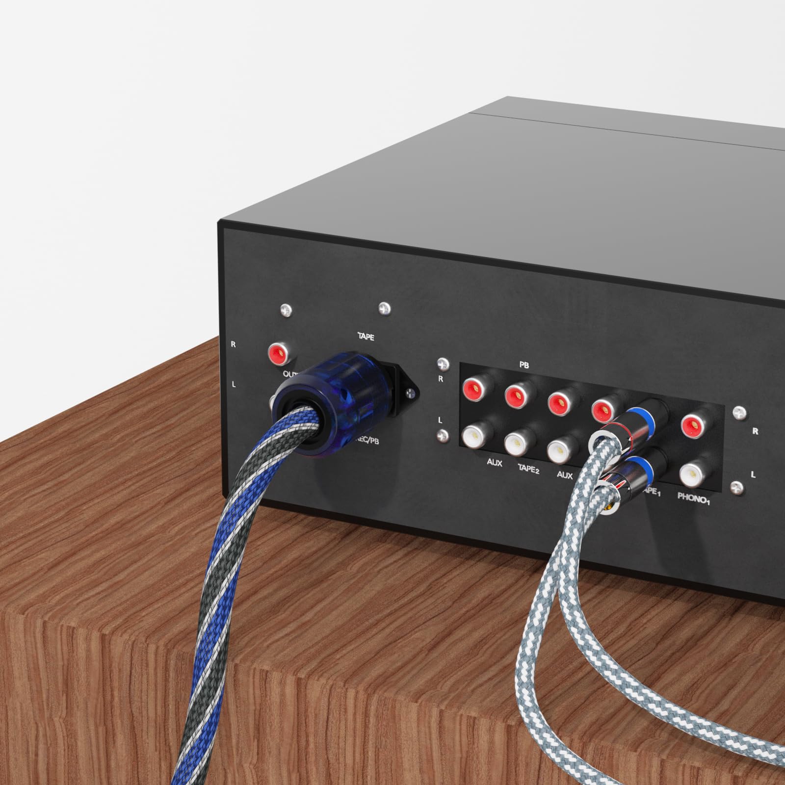 Monosaudio D525 Cavo di alimentazione HiFi 1M/3,3FT Figura 8 C7 Cavo di alimentazione audiofilo schermato OFC 12AWG Euro 8 spina Schuko a 2 poli High End cavo per DVD/amplificatore/decodificatore
