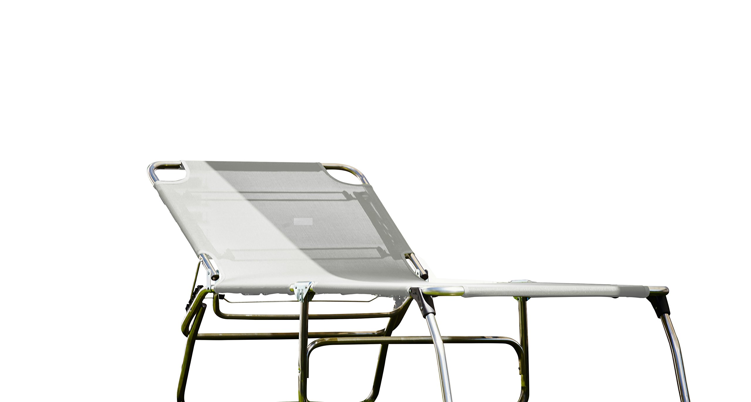 jan kurtz fiam Amigo Big Sun Lounger Silver Grey Textile Aluminium Cover
