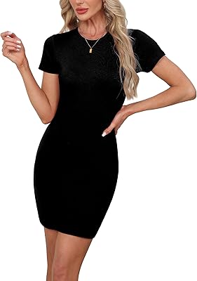 Hanpceirs Womens Summer Bodycon Dresses Scoop Neck Martinique | Ubuy