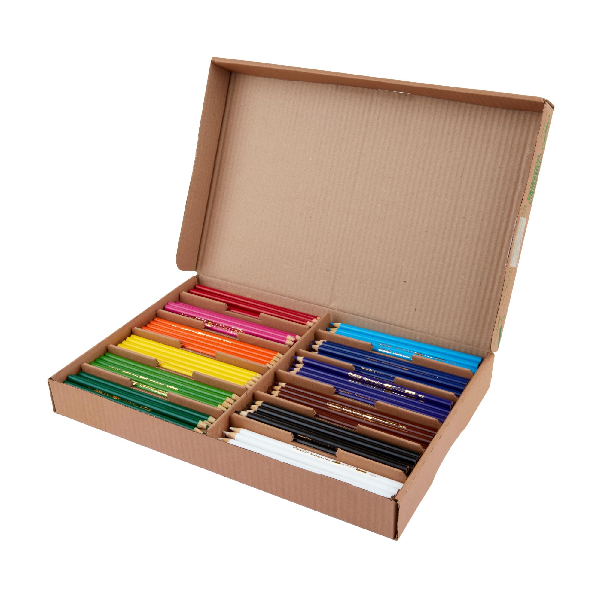 CRAYOLA Classpack Aquarellstifte, 240 Karat, je 20 Stück in 12 Farben, ideal für Klassenzimmer, Bildung, Kunstwerkzeuge