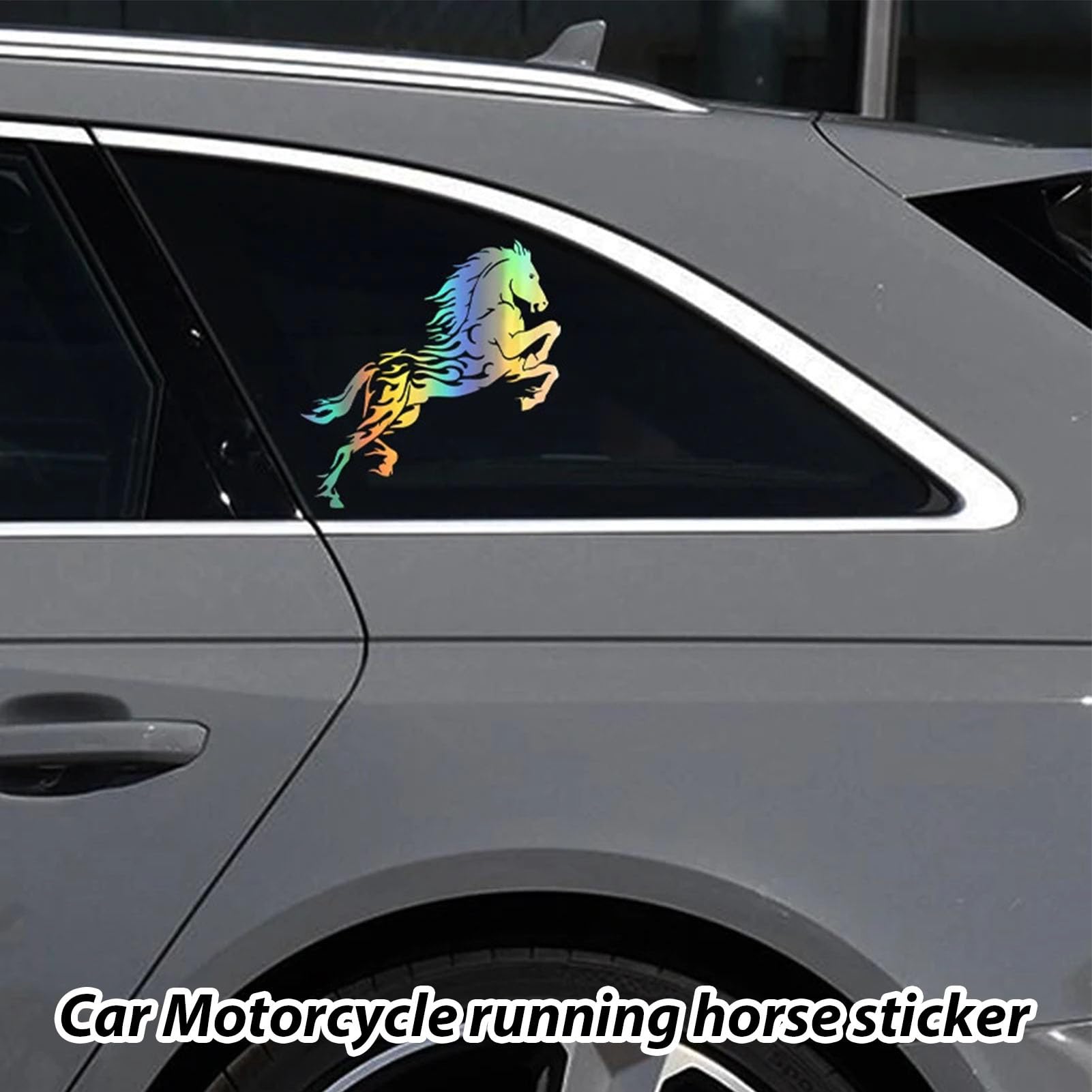 Vesvory Ouch - Adesivo riflettente per paraurti per auto, 5 pezzi, in vinile, per piccoli graffi sui veicoli, benda paraurti per auto, computer portatili e finestre (bianco