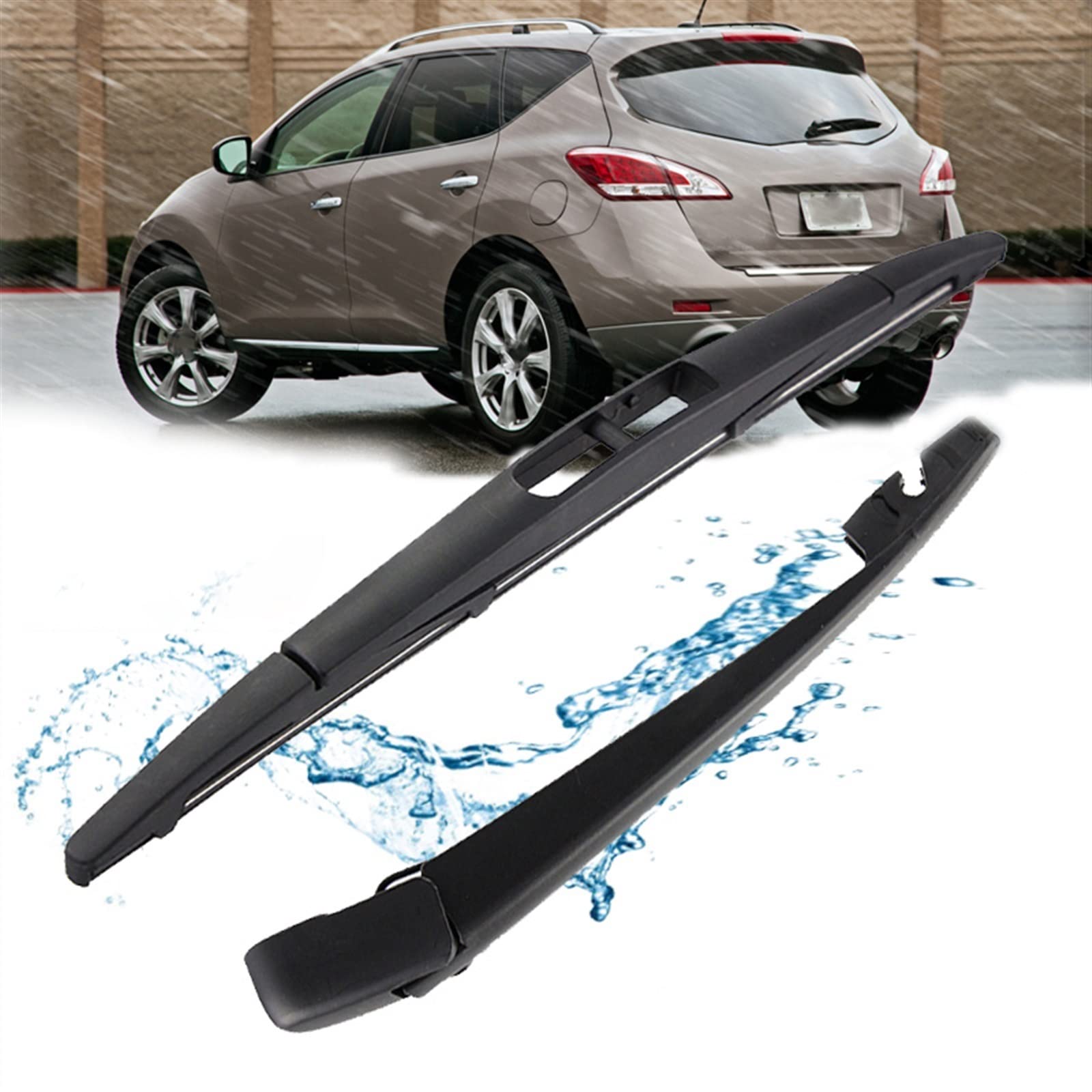 Limpiaparabrisas trasero de coche soluciona falta de visibilidad en Nissan Murano
