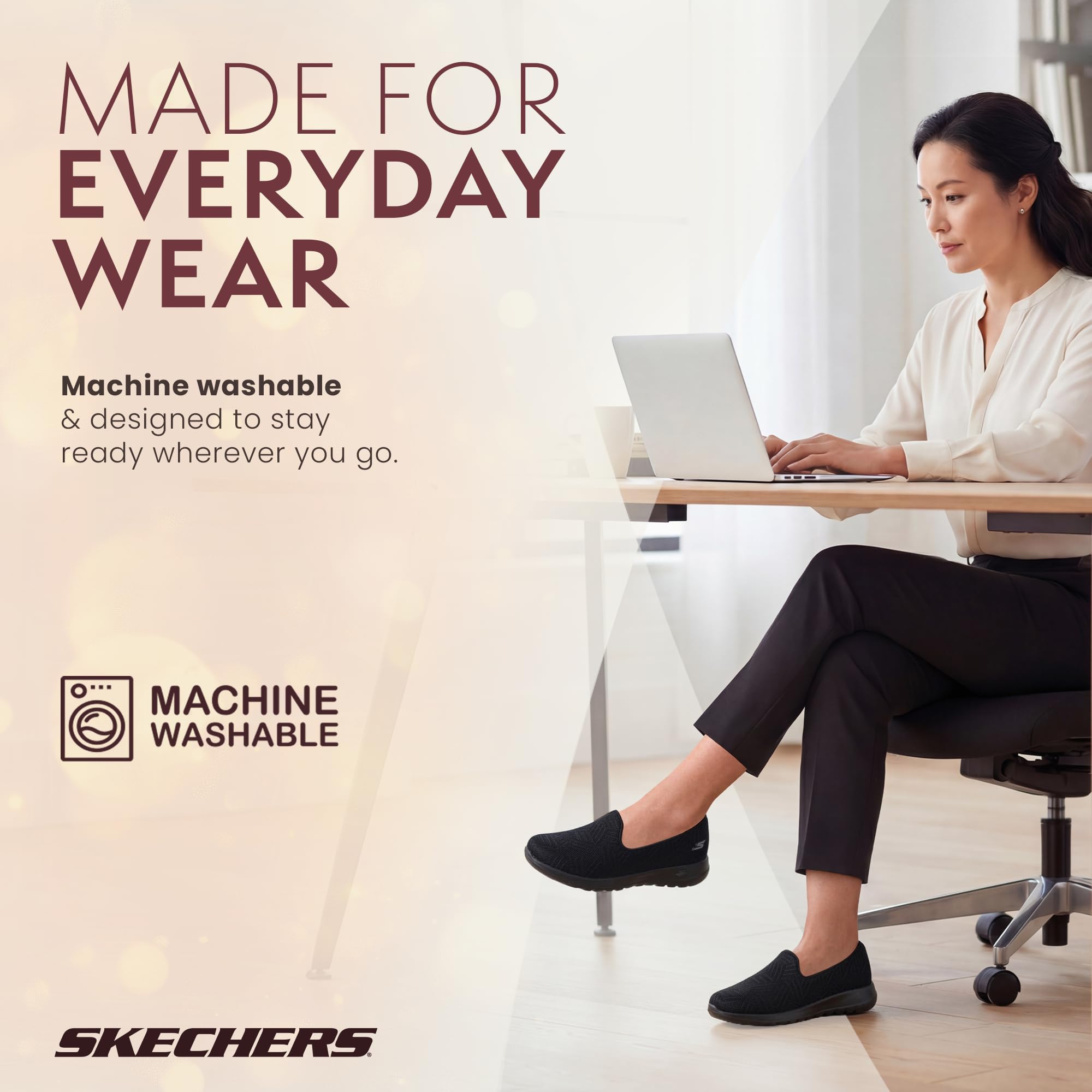 Skechers Damen Go Walk Lite Sweet Gal