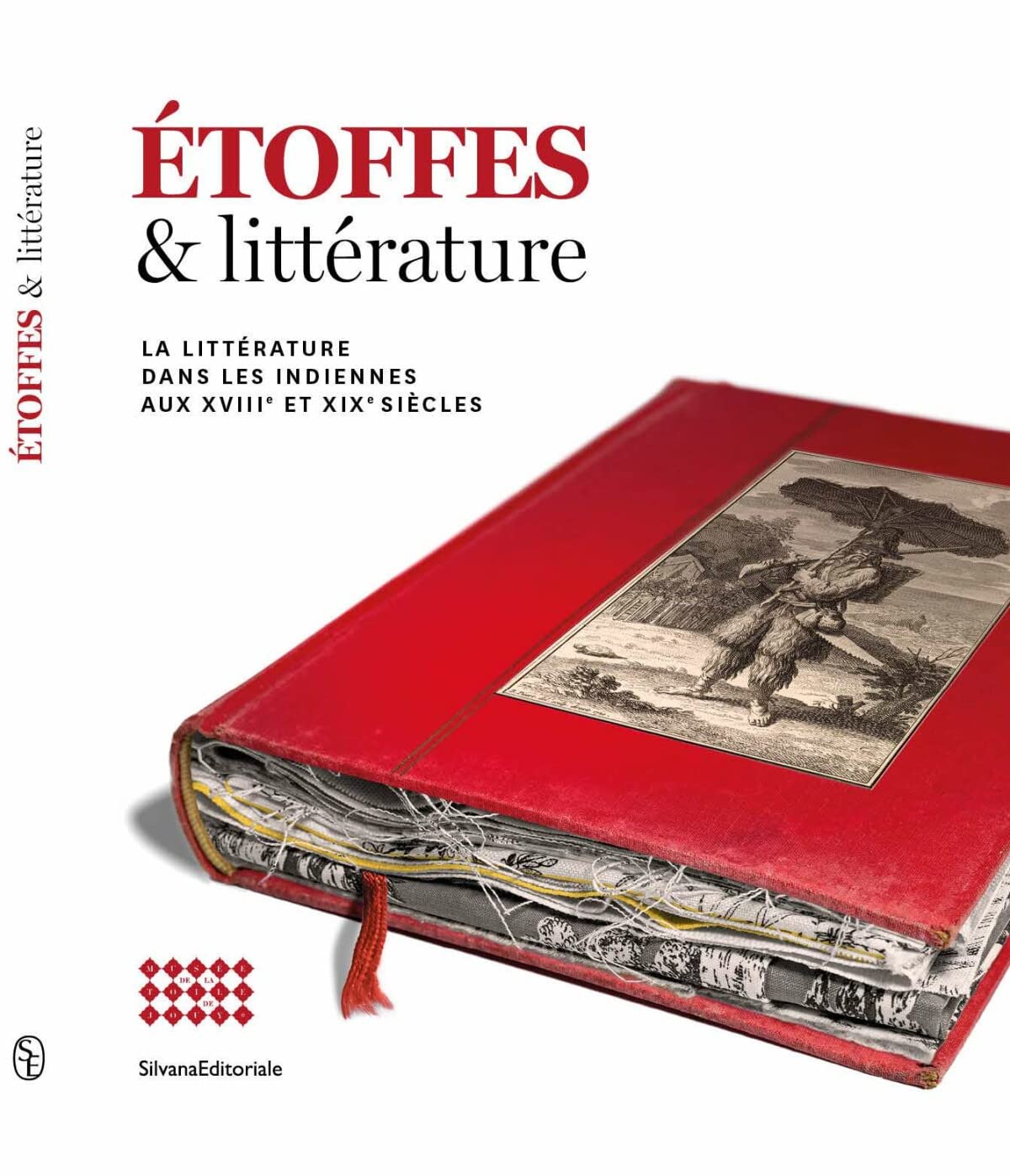 La littérature dans les indiennes du XVIIIe siècle, beau livre d'art