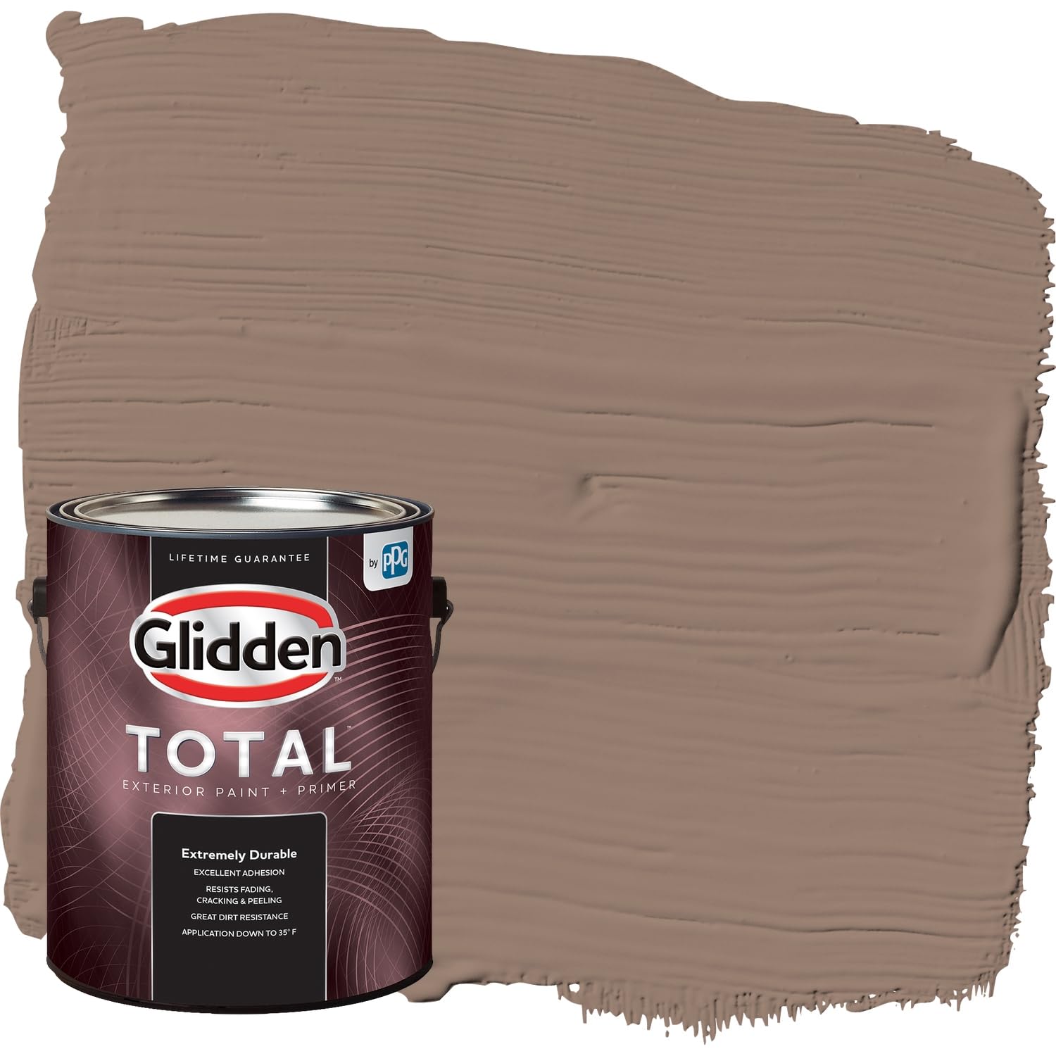 Glidden Total Exterior Paint & Primer, Peppered Pecan