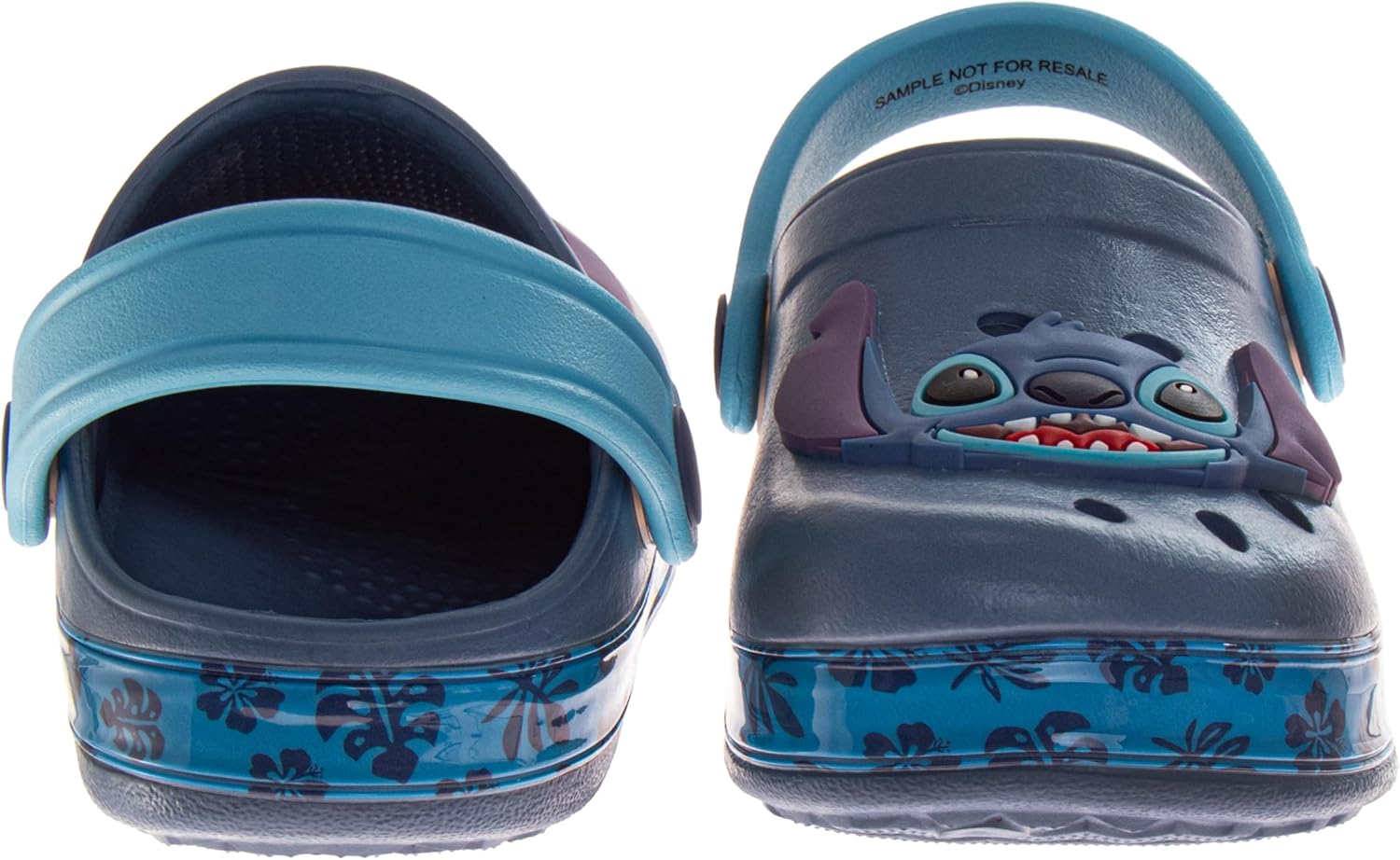 Girls Character Clog Sandals Frozen Minnie Mouse Lilo Stitch Little Mermaid Moana Slip-On Slides Closed Toe Clogs with Backstrap Summer Beach Pool Shoes Sizes 5-10 Toddler 11-12 Little Kid - Image 3