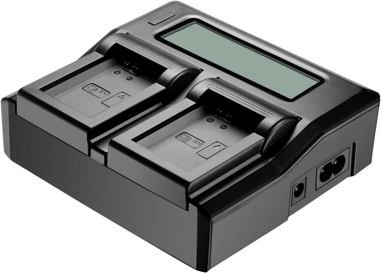 SR SUN ROOM NP-FW50 Dual Rapid Battery Charger for Sony 7II 6000 7RII 6300 5100 7s 7 7R 7sII Camera, 8.4V Output, LCD Display, USB Output for Smartphones