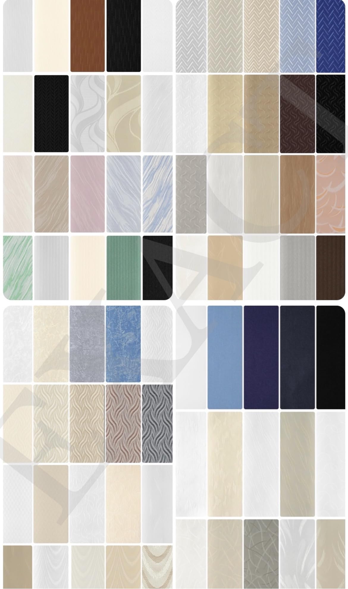 Exact Blinds Multicolours To Choose From. Vertical Blinds Replacement Slats Various Designs & Colours 89Mm (3.5") Made To Measure Manufactured By