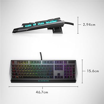 Amazon.com: Alienware Low-Profile RGB Gaming Keyboard AW510K