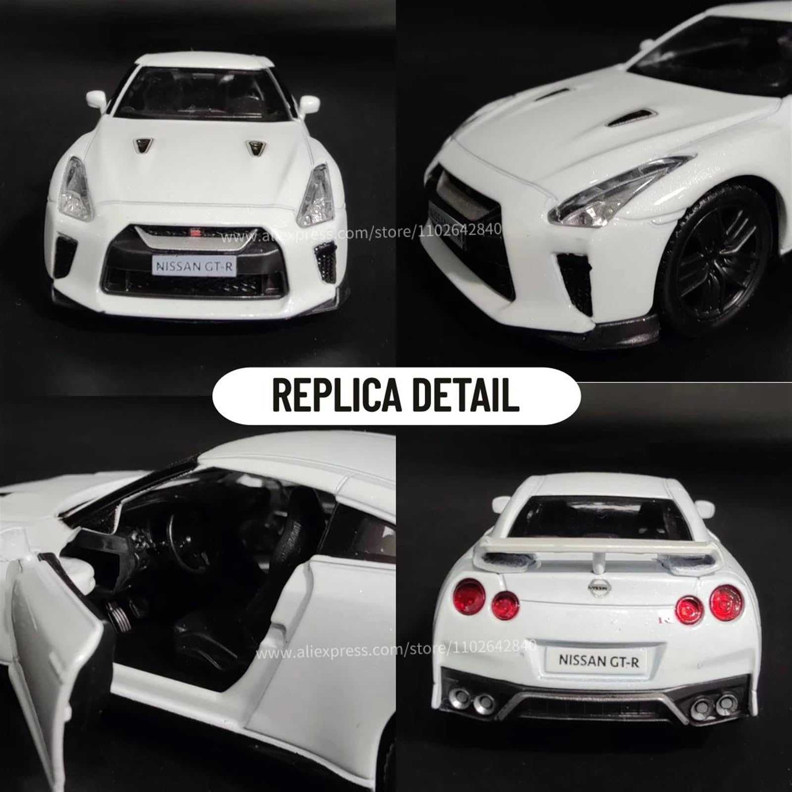 Amazon | ダイキャストカー 1:36 日産 GT-R R35 スーパーカーレプリカ
