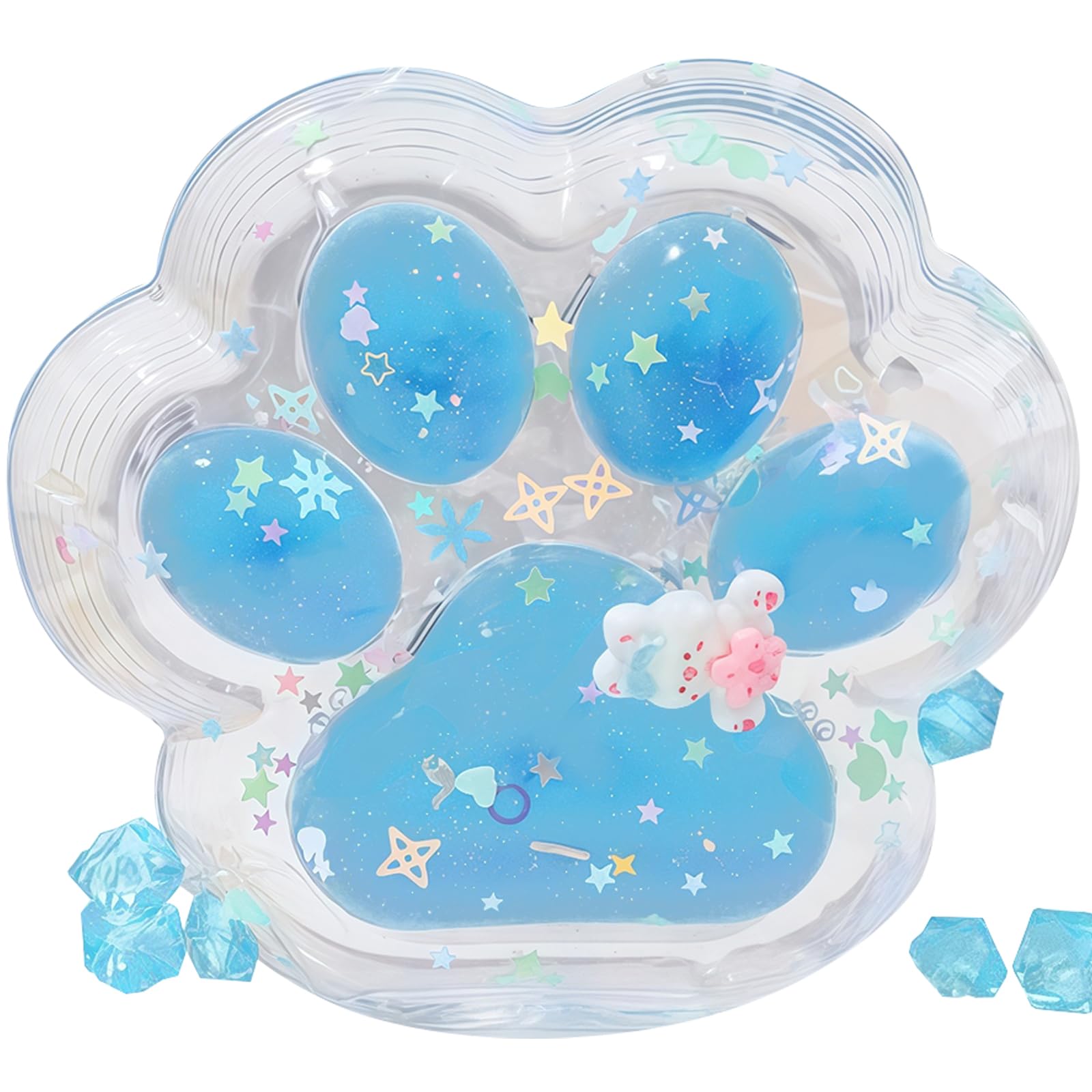 GWAWG Taba Squishy Giant Cat Paw Silicone Squeeze Toy ,Big Soft Stress Relief Fidget Toys, Relaxation Sensory Accessory — image 1