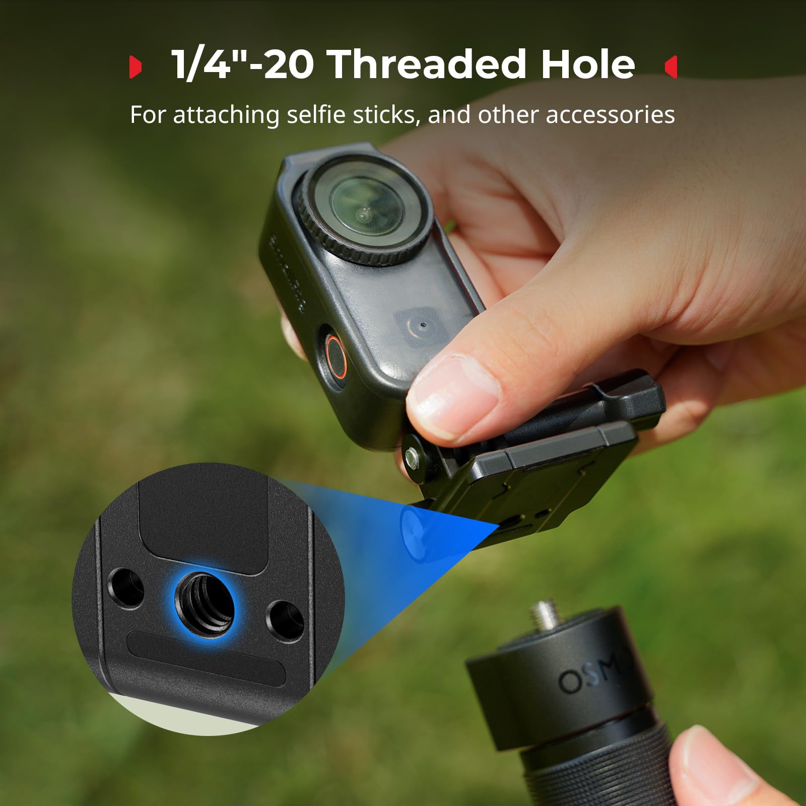 Amazon.com : SmallRig Magnetic Mount for Action Camera, for DJI