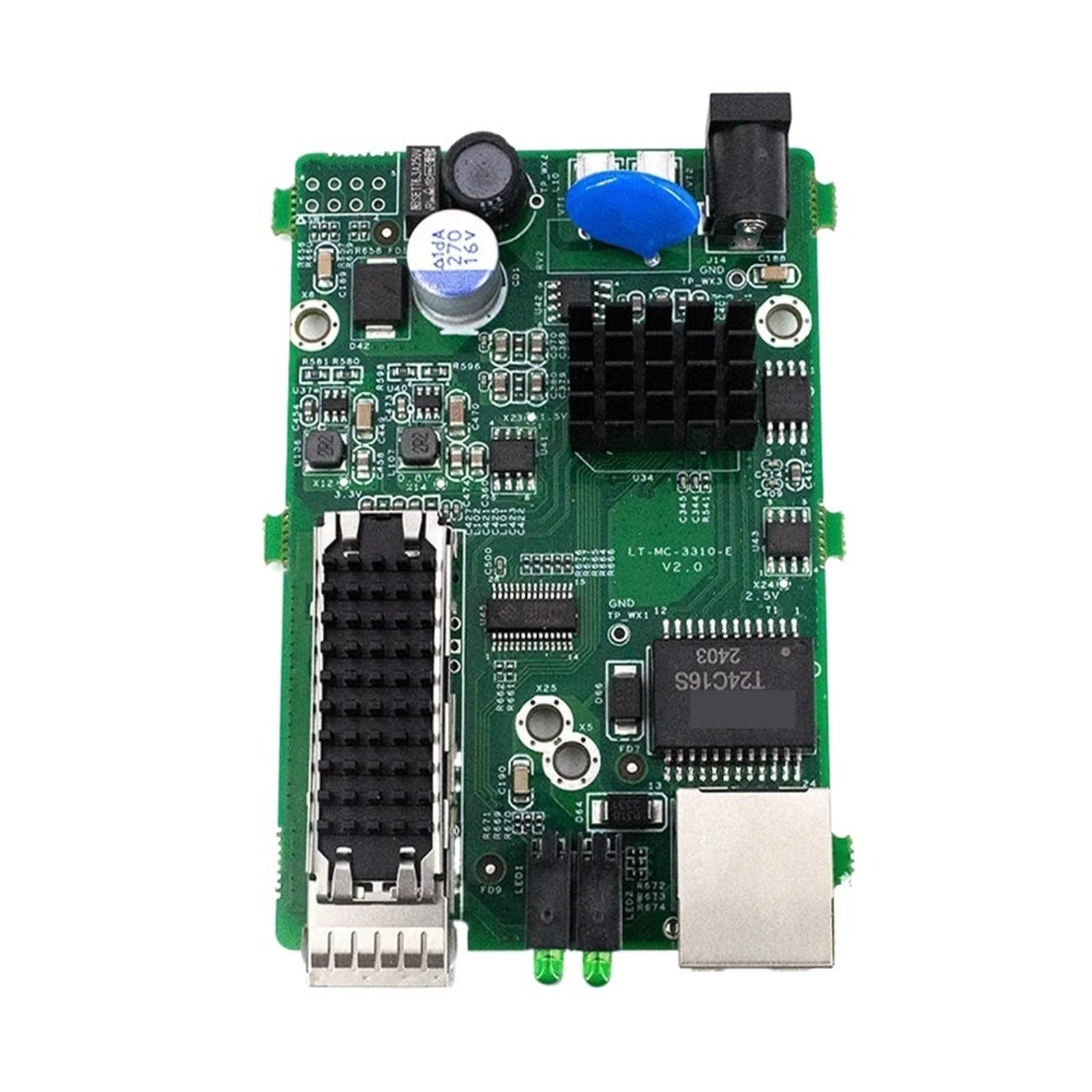 Convertisseur de média Fibre Optique 10 Go 20 km Émetteur-récepteur Optique SF.p Convertisseur Fibre Optique