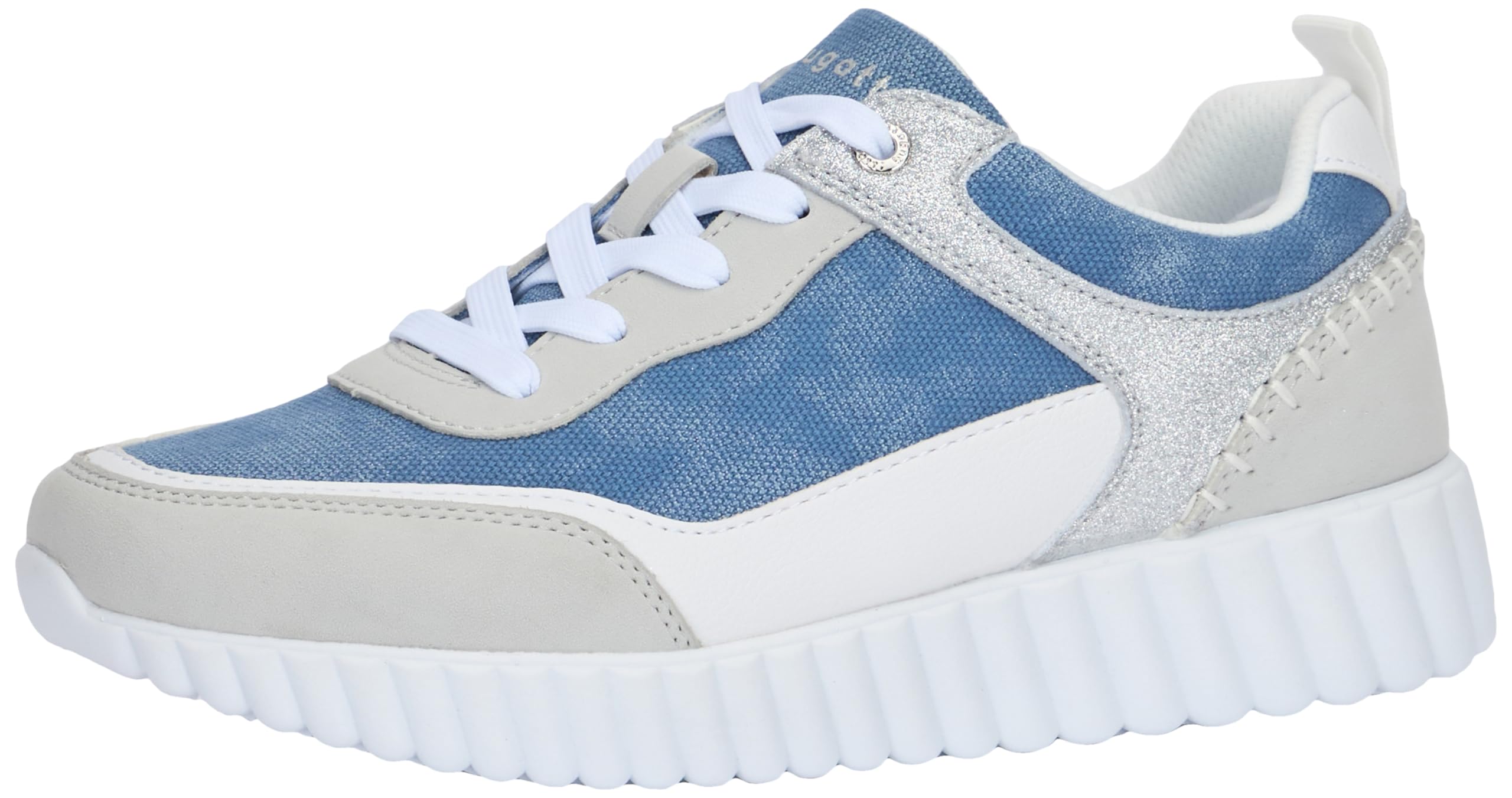 bugatti Women's Carini Lace-Up Shoes, Blue, 9.5 UK