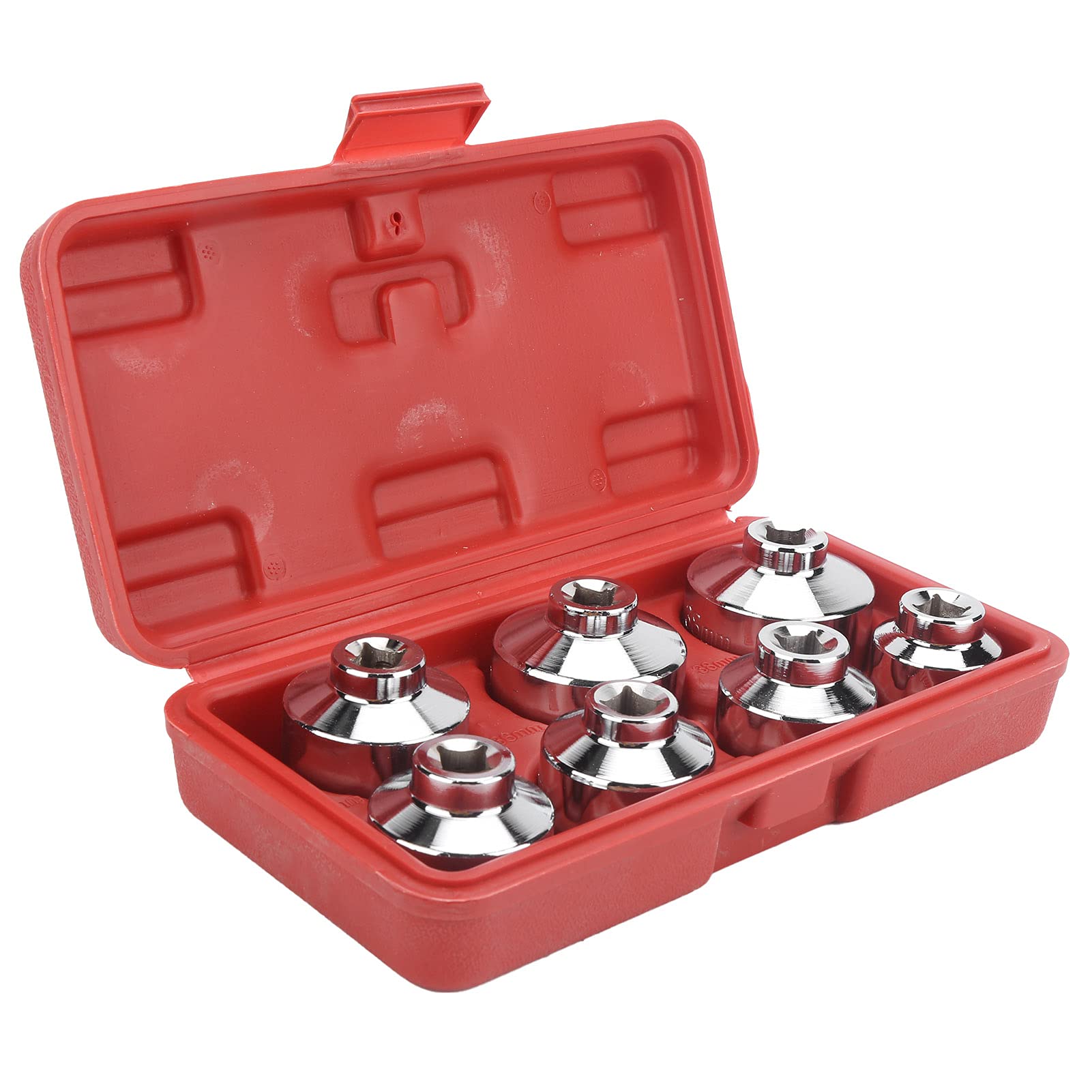 Ensemble d'outils de clé à clé à huile universel 7pcs 24 27 29 30 32 36 38 mm de cartouche en papier conception de cartouche en papier