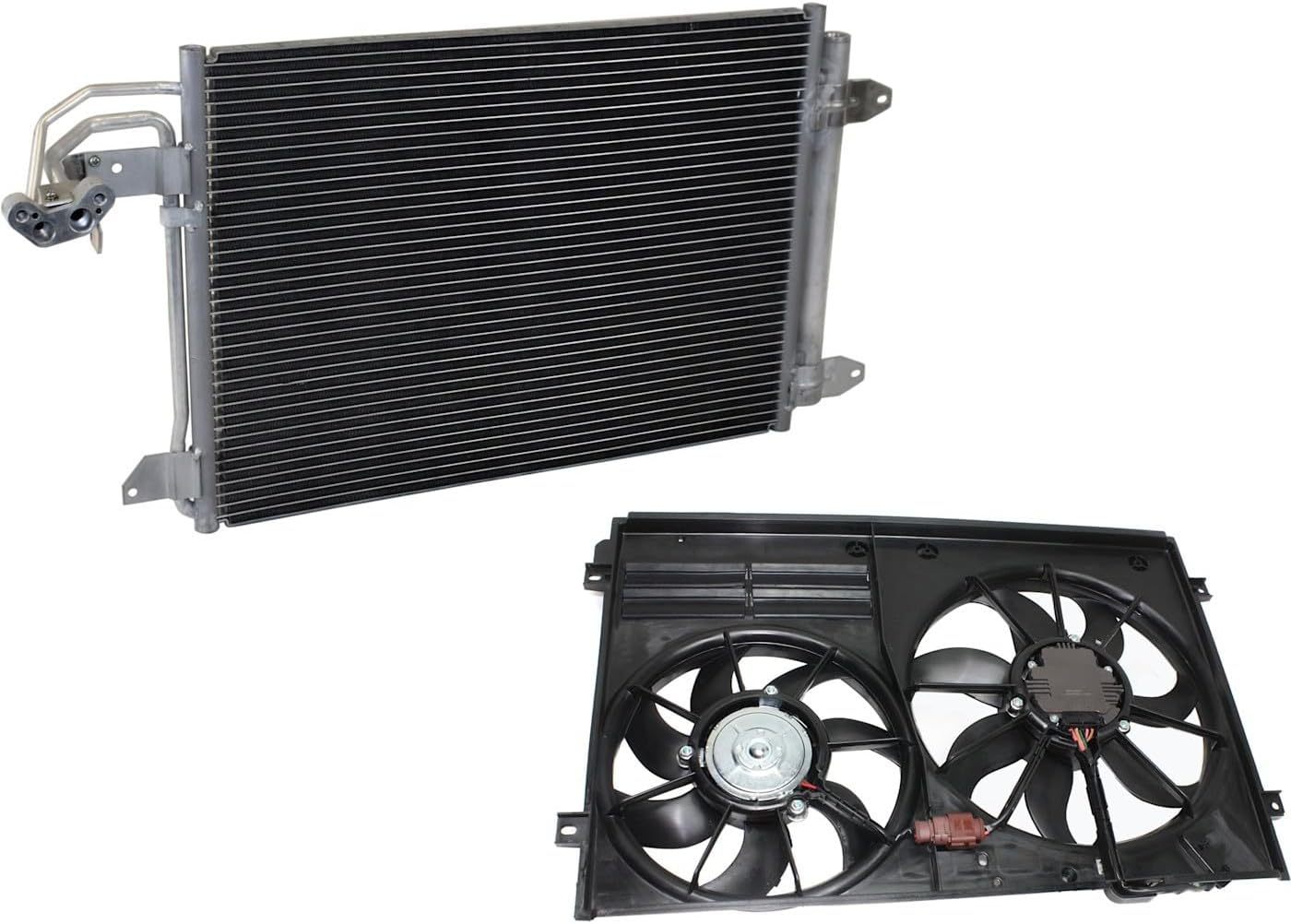 Replacement Cooling Fan Assembly Kit fits Audi A3 Quattro, TT Quattro - 2.0L 4-Cyl GAS (Quattro)