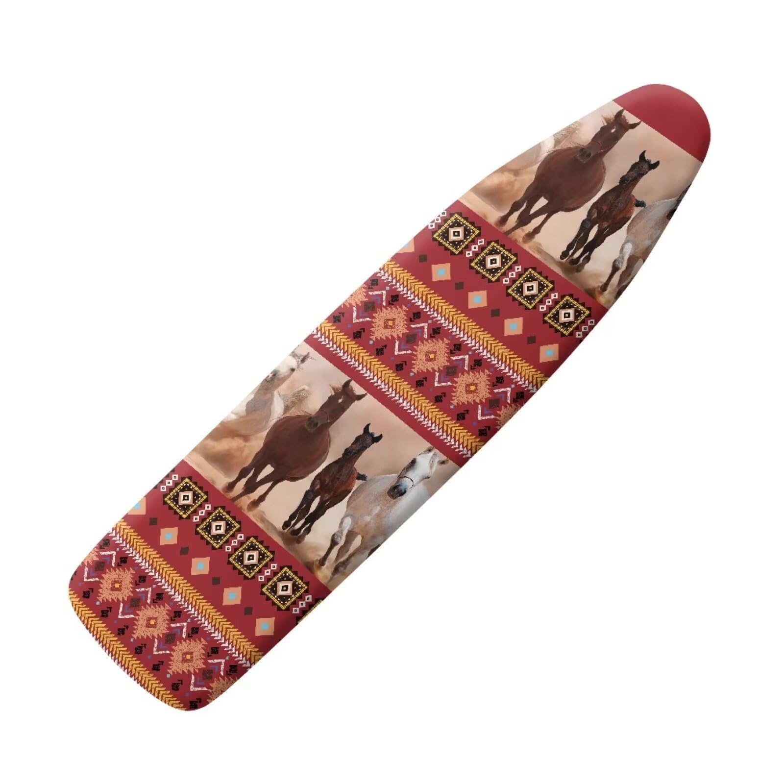 Belidome Aztec Tribal Horse Iron Board Covers Ironing Board Hanger Cover with Super Tight