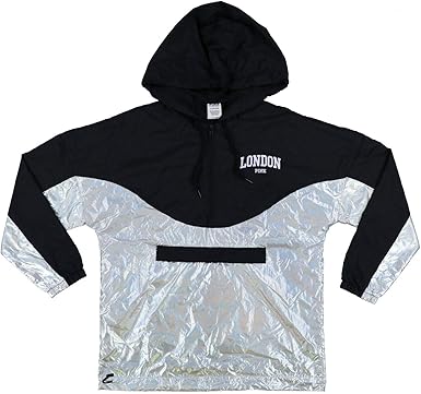 pink pullover windbreaker