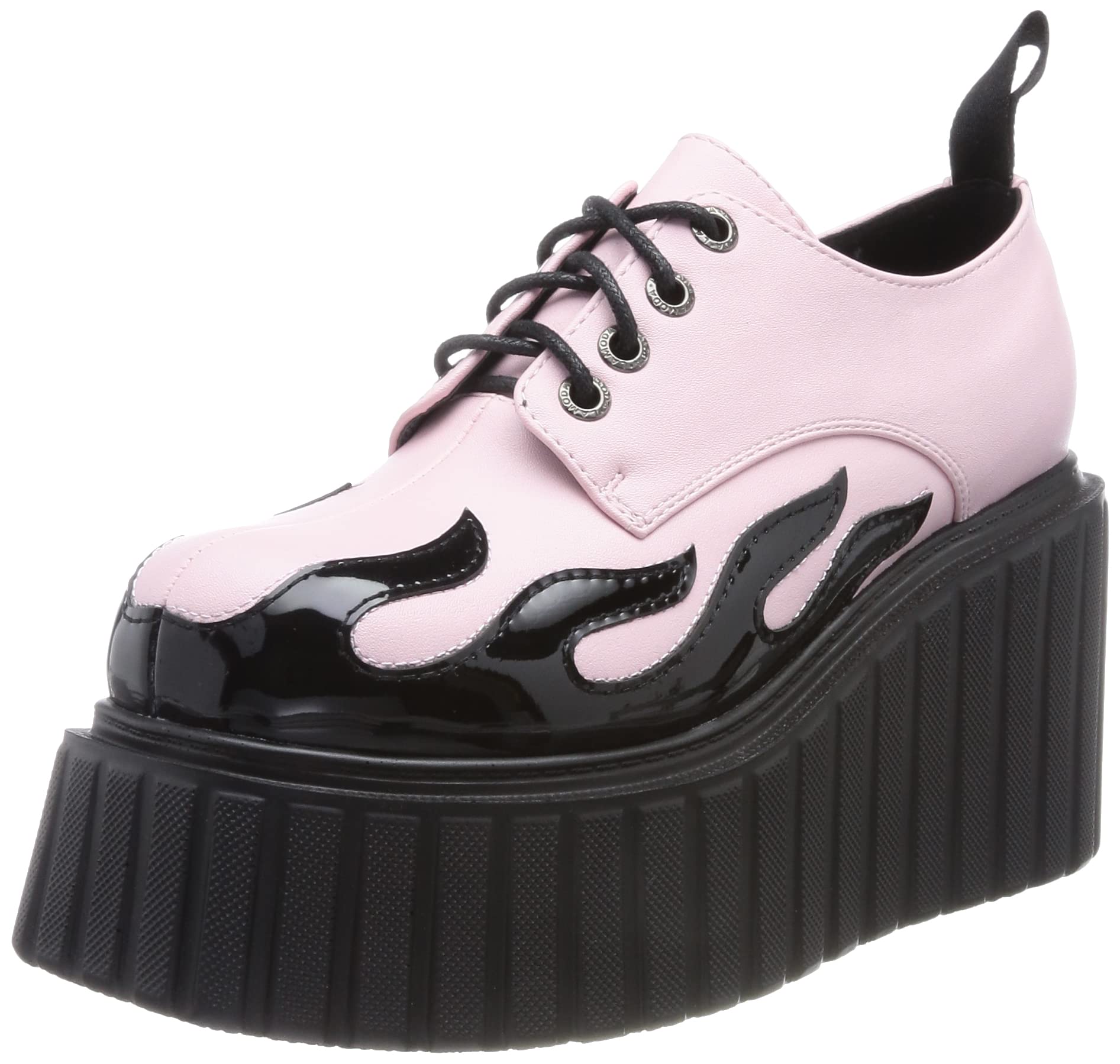 LAMODA Womens Girls On Tour Wedges, Pink Flame, 4 UK