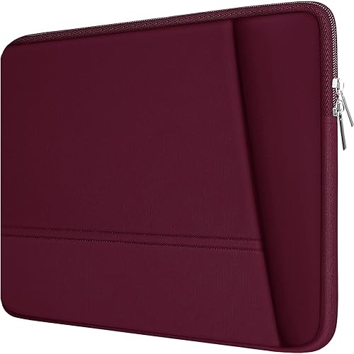 TEDNETGO Laptop Bag, 14 inch Laptop Sleeve for Apple MacBook Pro 2024, Upgrade 13 Inch Waterproof Protective Computer Case Cover Bag Compatible for 13.3 14 inch MacBook Pro 2024, MacBook Air, Rose