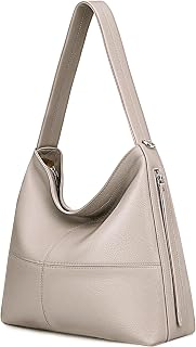 Genuine Leather Hobo Bags for Women Crossbody Purses Work Tote Bag Designer Shoulder Handbags with 2 Straps