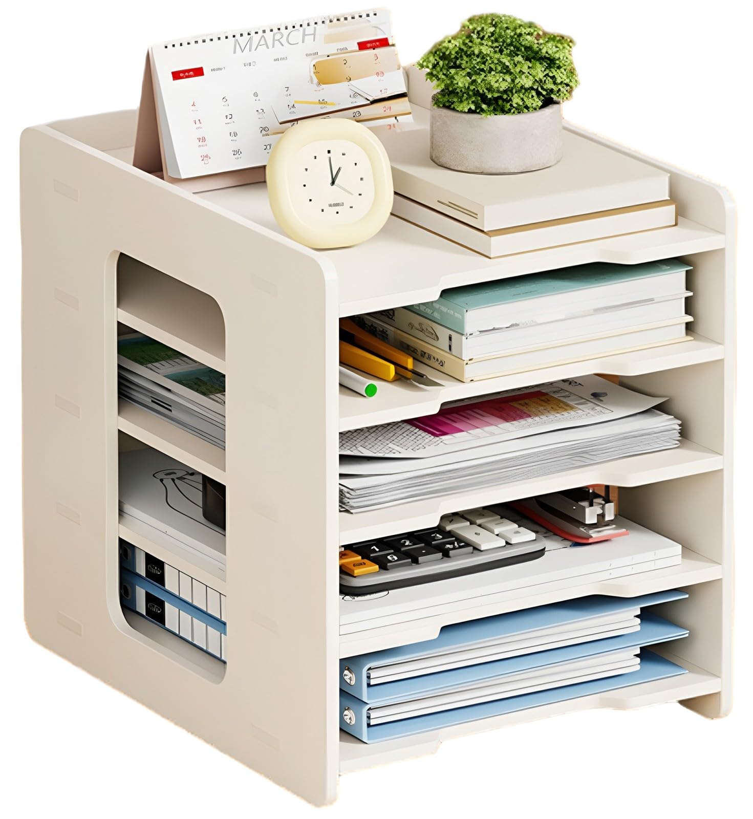A3 Paper Storage Shelf, Stackable Design with 12 Shelves, Ideal for Organizing and Storing A3 Paper, Durable and Space-Saving Solution