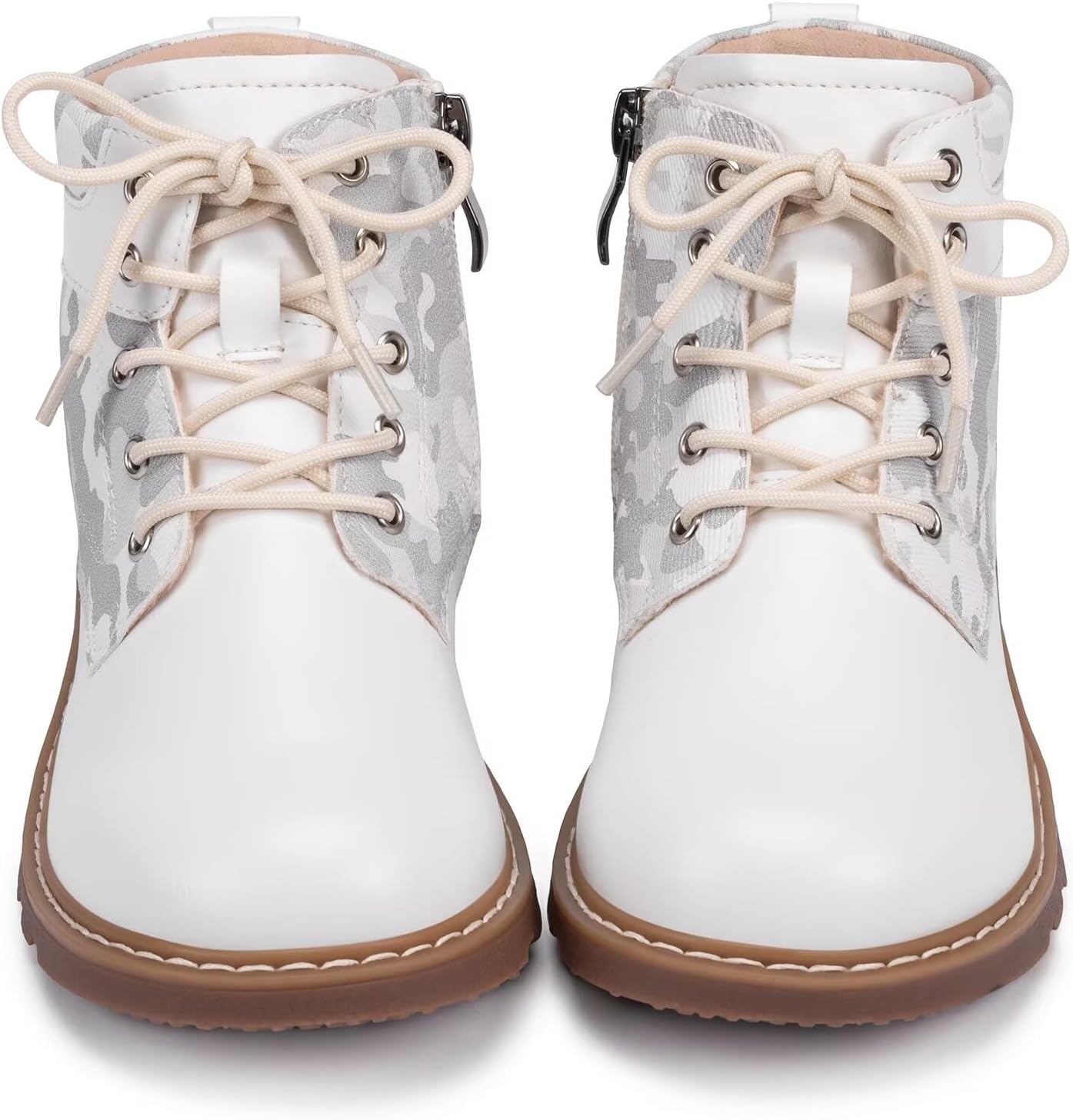 Frank Mully Kids Ankle Boots Boys Girls Outdoor Booties Kids Comfort Work Boot Lace Up Hiking Shoes (Toddler/Little Kid/Big Kid) - Image 5