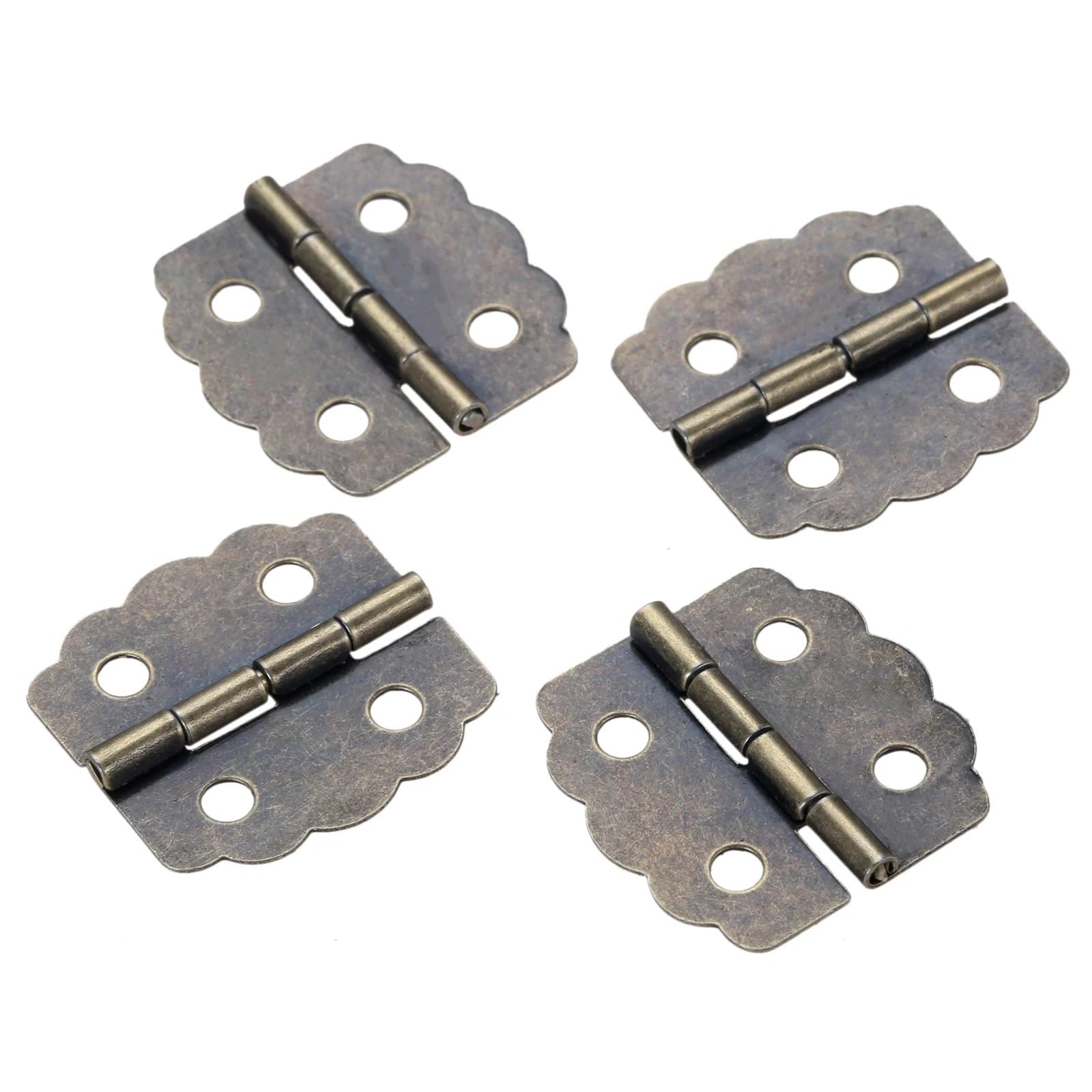 Charnière en métal bronze 23mm pour réparer et articuler vos meubles de poupée