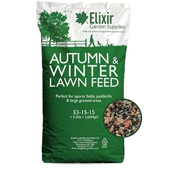 Elixir Gardens Autumn Winter 3-15-15+5.2% S+2.6% Mg Fertiliser 10kg Bag