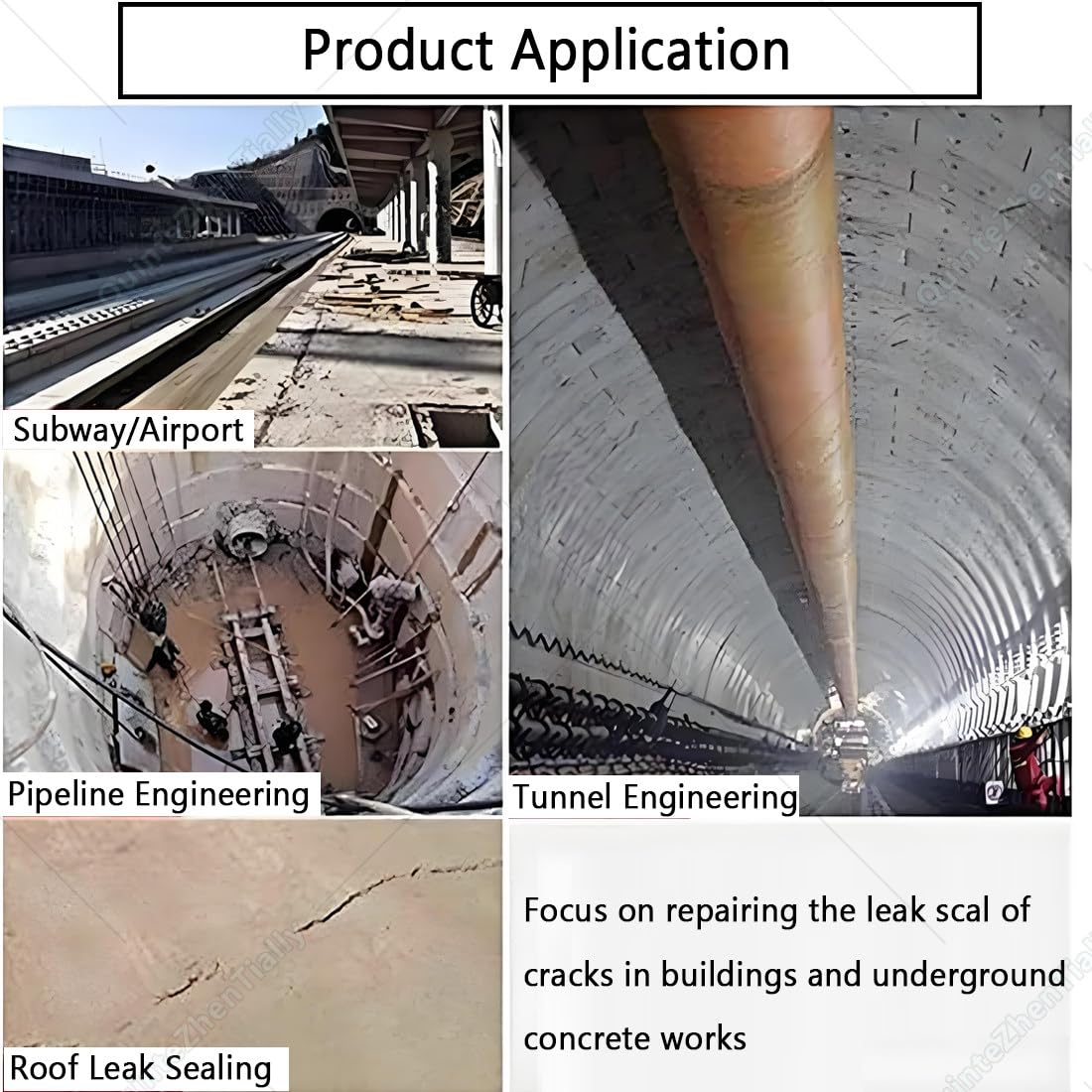 Machine à joints de ciment - Outil d'étanchéité en polyuréthane haute pression - 1100 W - Équipement de joints de sol pour réparation de fissures et bouchons de fuite
