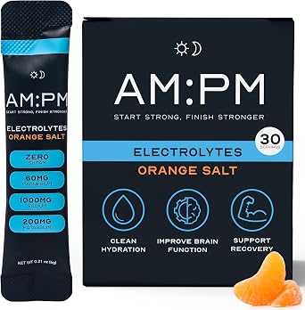 AMPM Nutrition Sugar Free Electrolytes Sachets - Orange Salt - 30 Servings