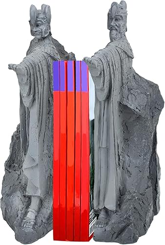 Miniatura 9 de Sujetalibros de Altura 9.5" Sujetalibros Decoración Mercancía de Resina, Regalos para Decoración de Sala de Estar, Dormitorio, Oficina (9.5 pulgadas)