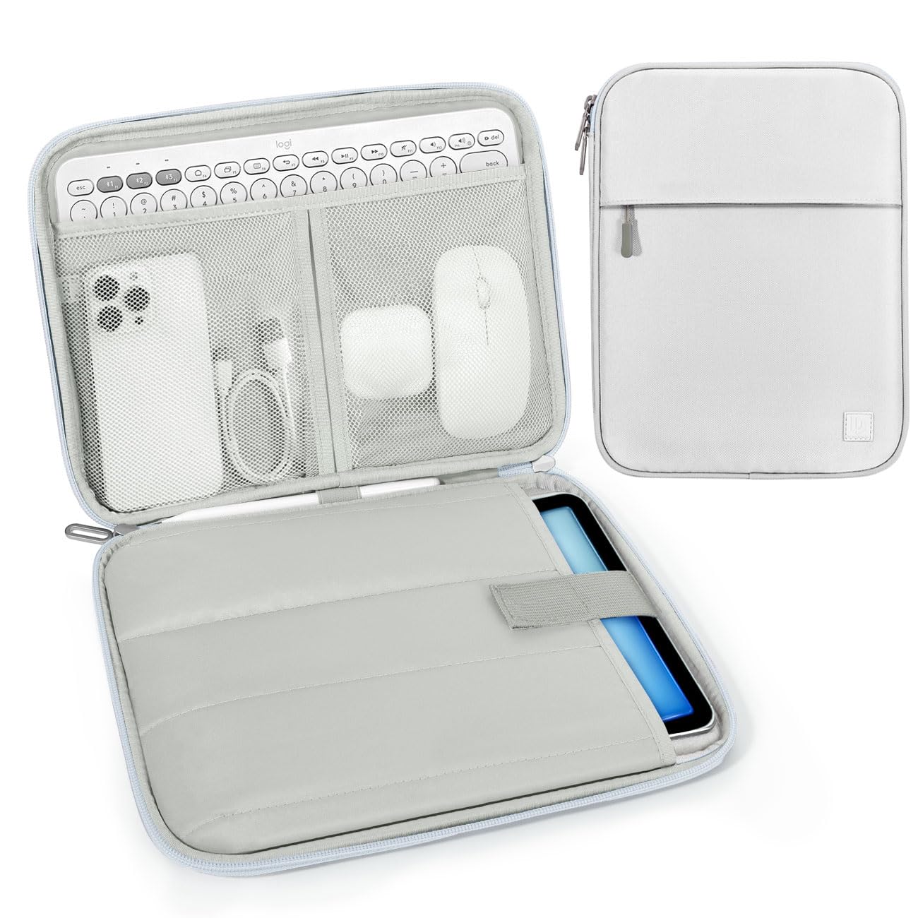 Dadanism 9-11 Zoll Tablet Tasche Hülle für iPad 9/8/7th Gen 10.2, iPad Pro 11 M2 2022, iPad Air 5/4th 10.9, iPad 10th Gen 10.9, Galaxy Tab A8/S9/S8/S9 FE Schutztasche mit Polsterung