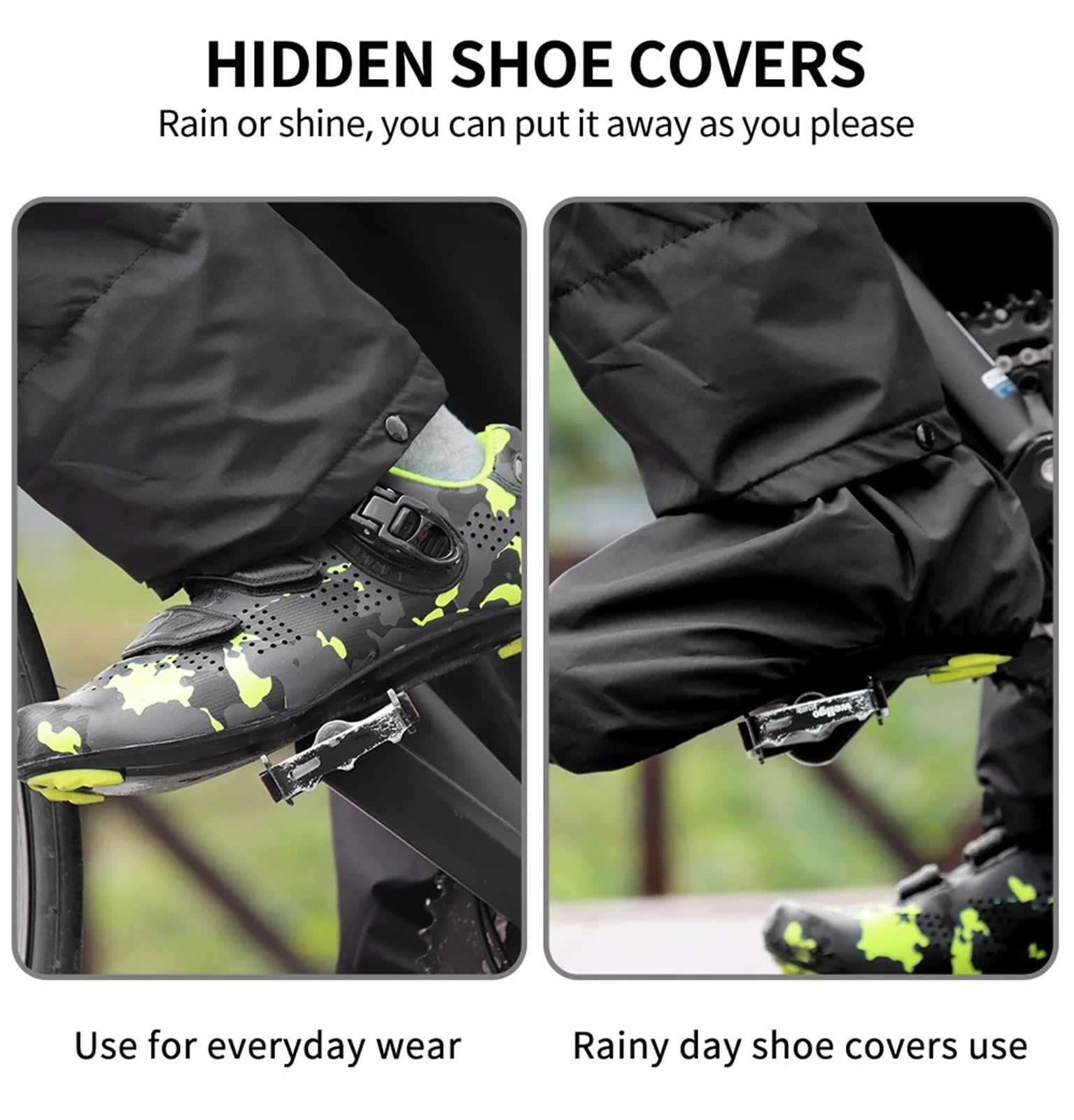 Fahrrad Lange Hose Radfahren Regen Hosen Outdoor Regen Hosen Motorrad Klettern Camping Radfahren Sport Berg Regen Hosen Schuh Überzüge Für Outdoor Sporttraining(S)