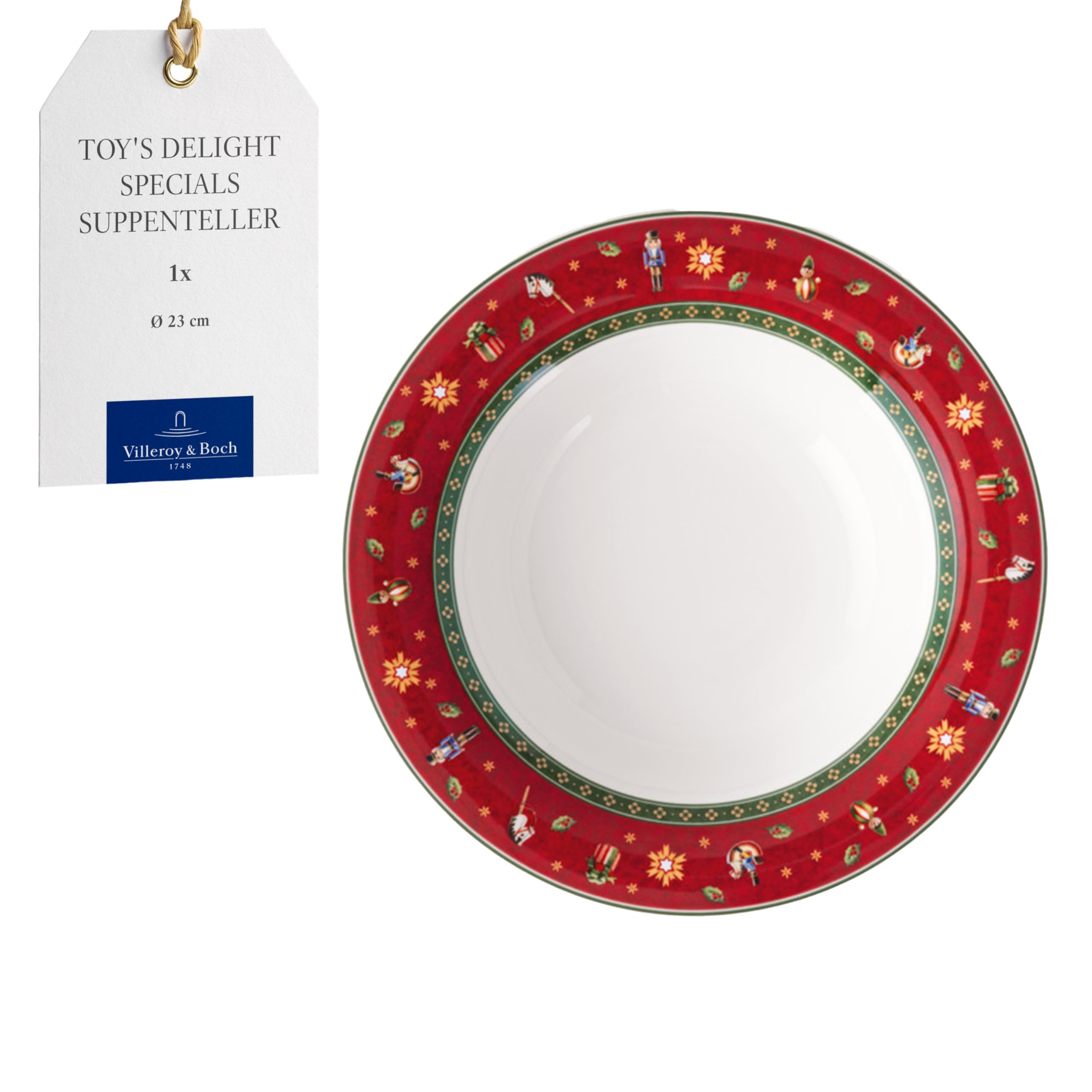 Villeroy & Boch Toys Delight Red Soup Plate