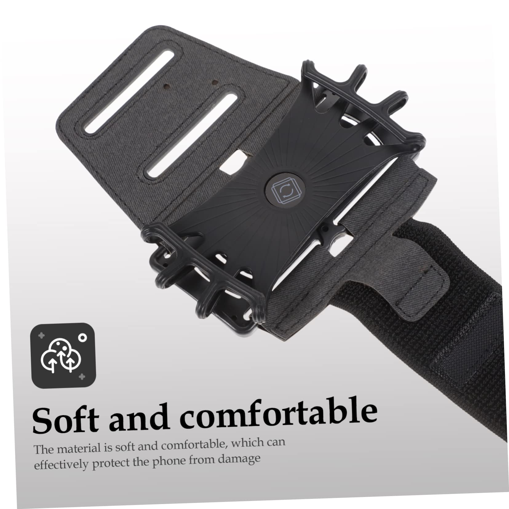 jojofuny 5piezas Brazalete Deportivo para Teléfono Móvil Soporte De Mano para Correr Compatible Modelos para Ejercicio Al Aire y Música