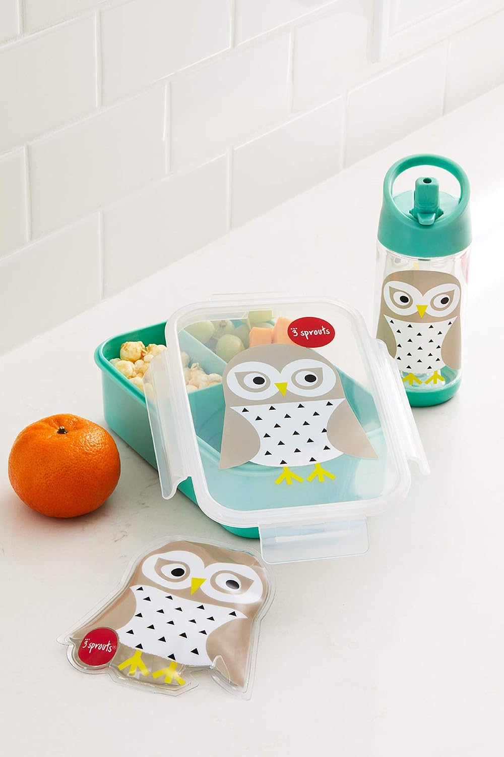3 Sprouts Ice Pack – Small Reusable Lunch Bag Cooler Ice Pack Kids Accessories