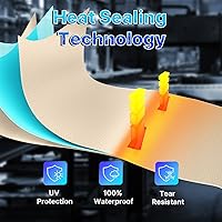 Vista 7 de ADVANCE OUTDOOR Refugio Cobertizo de Almacenamiento Portátil para Exteriores de 6x8 pies con 2 Puertas Enrollables con Cremallera y Ventilaciones