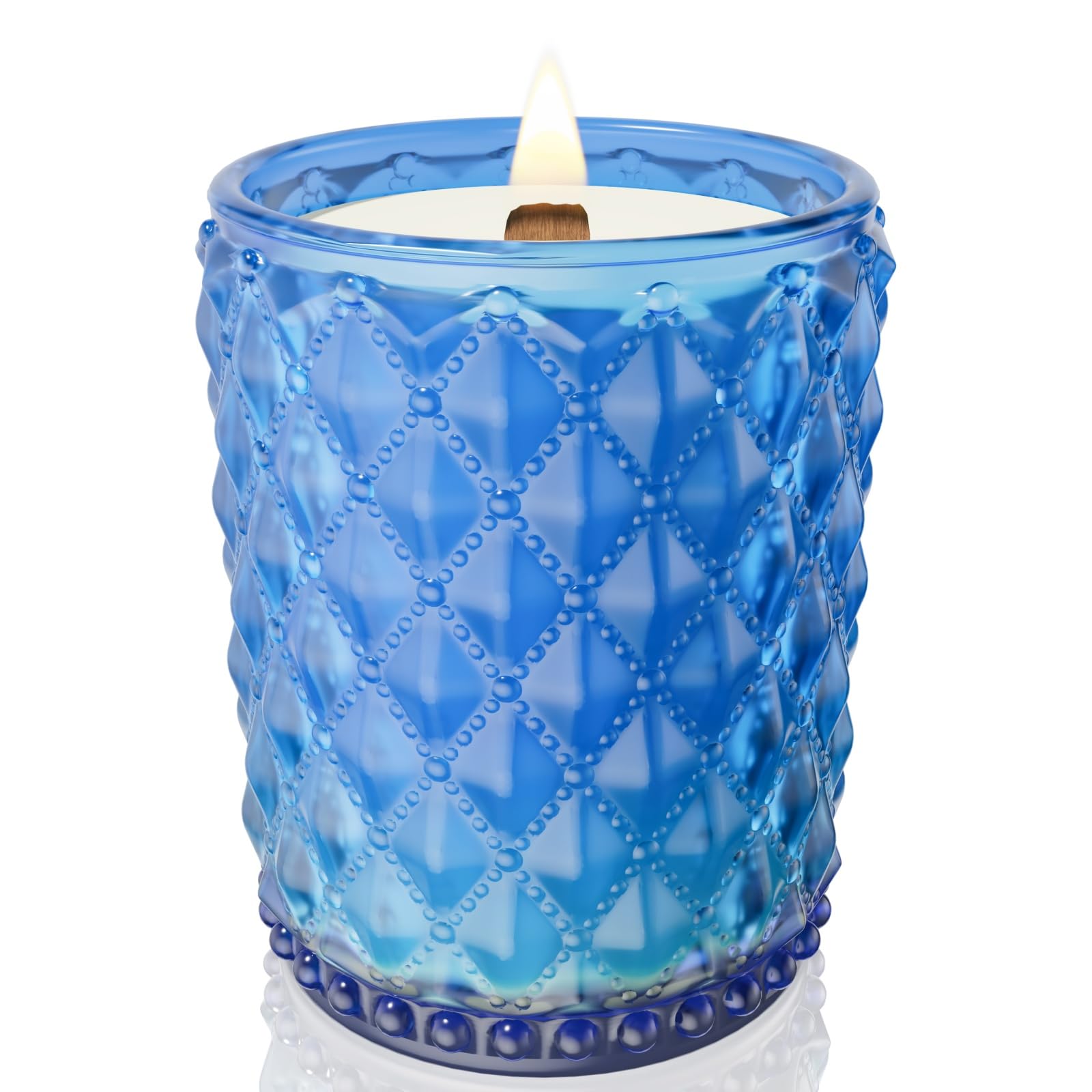M&SENSE Ocean Breeze - Vela perfumada de 470.6 g, 100 horas de combustión, cera de soja natural no tóxica, larga duración para curación del estado de ánimo y regalo, para baño, cocina, oficina