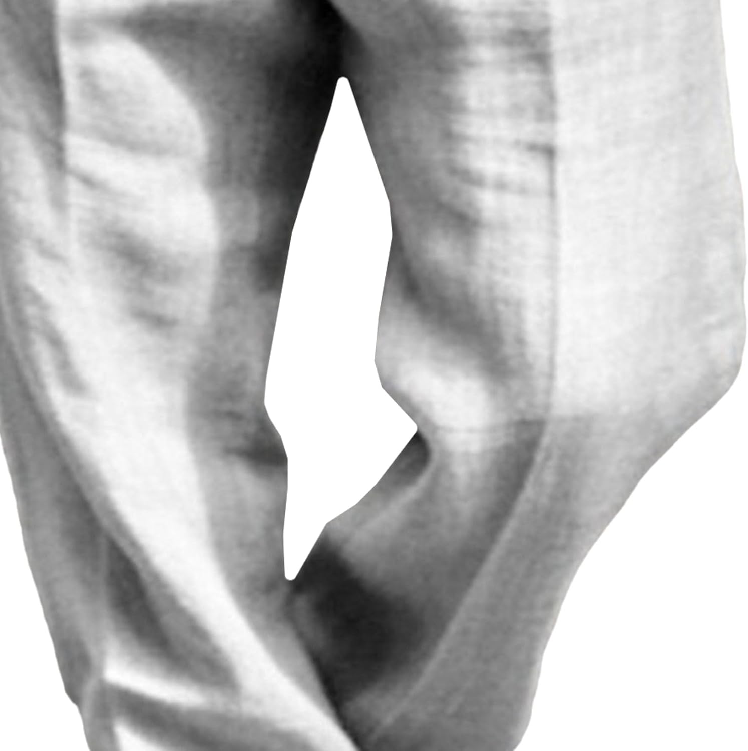 Men's Cotton Linen Baggy Vacation Pants Breathable Comfort Beach Trousers Solid Straight Leg Summer Pants