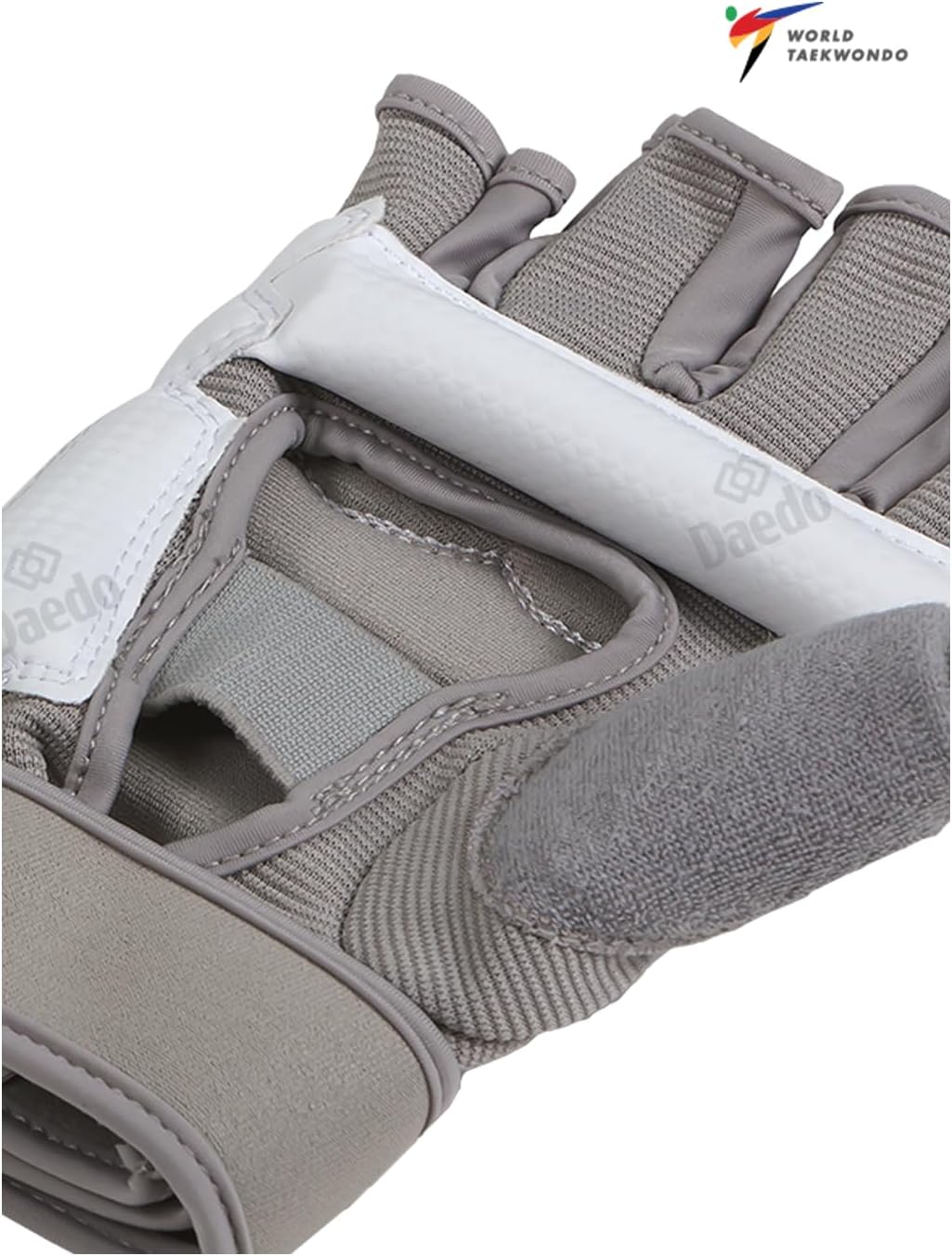 WT Recognized Taekwondo Hand Protector for International Competitions, Sponge, Synthetic Leather & Stretch Fabric – Comfortable and Durable Protection