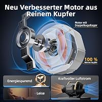 QiCrafe 100mm Intelligens Csatornaventilátor Távirányítóval, Hőmérséklet és Páratartalom Szabályozás 6