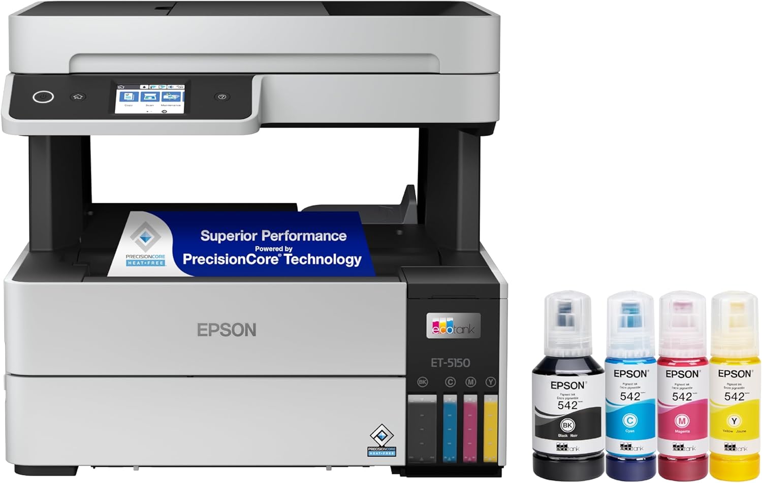 EcoTank Pro ET-5150 Wireless Color All-in-One Supertank Printer with Scanner